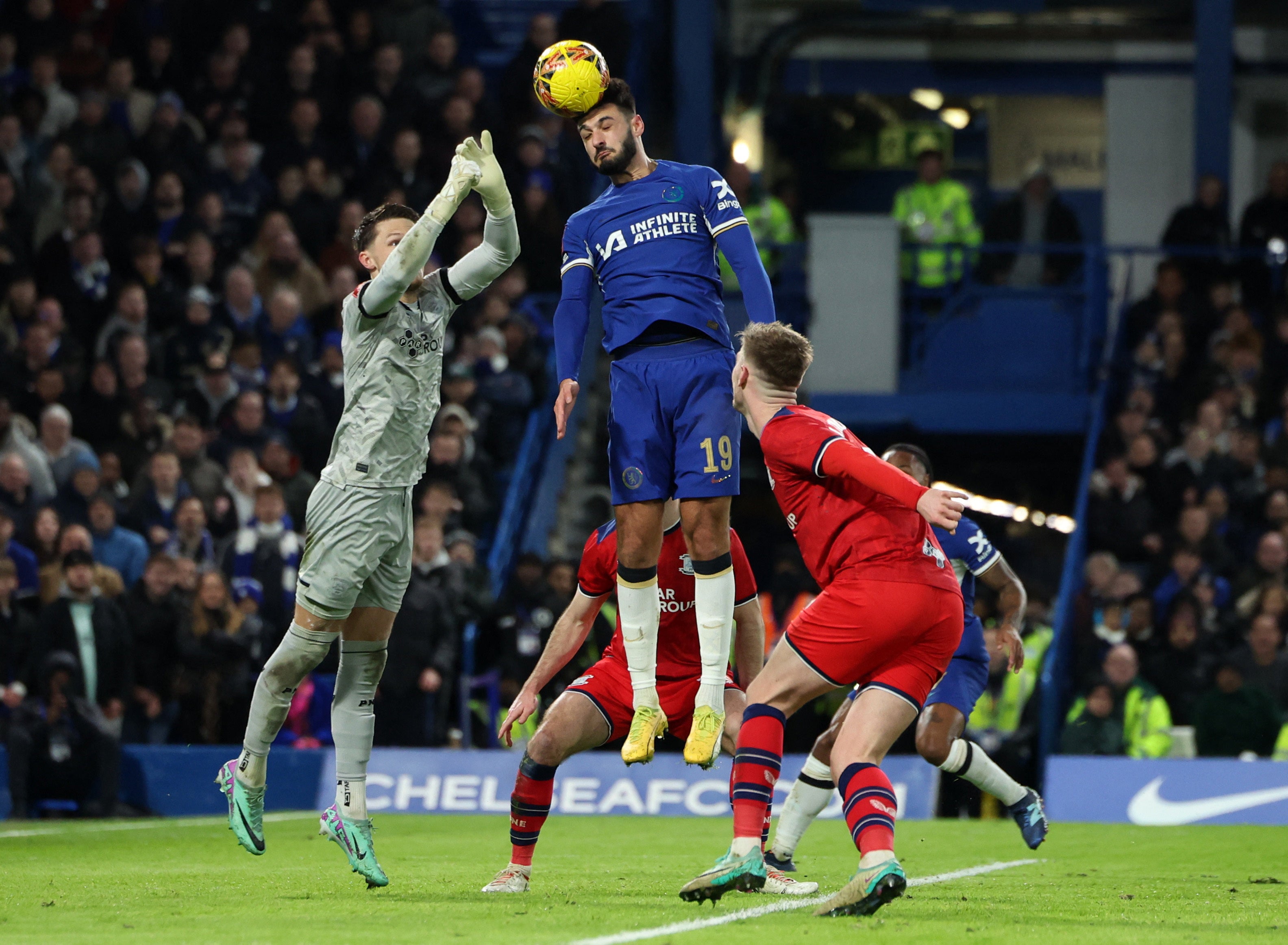 Armando Broja broke the deadlock with his headed goal