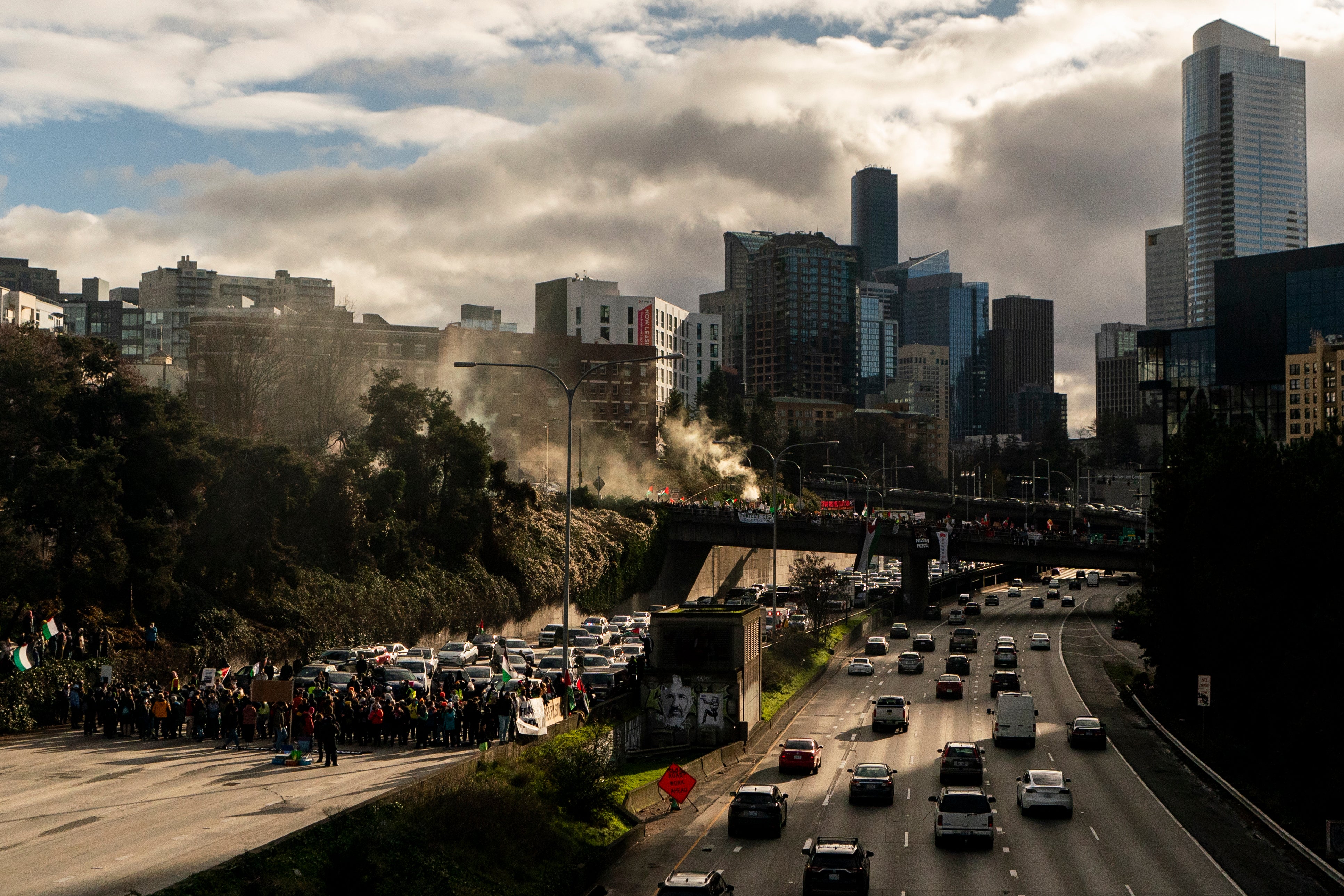 APTOPIX Seattle Protest Israel Palestinians