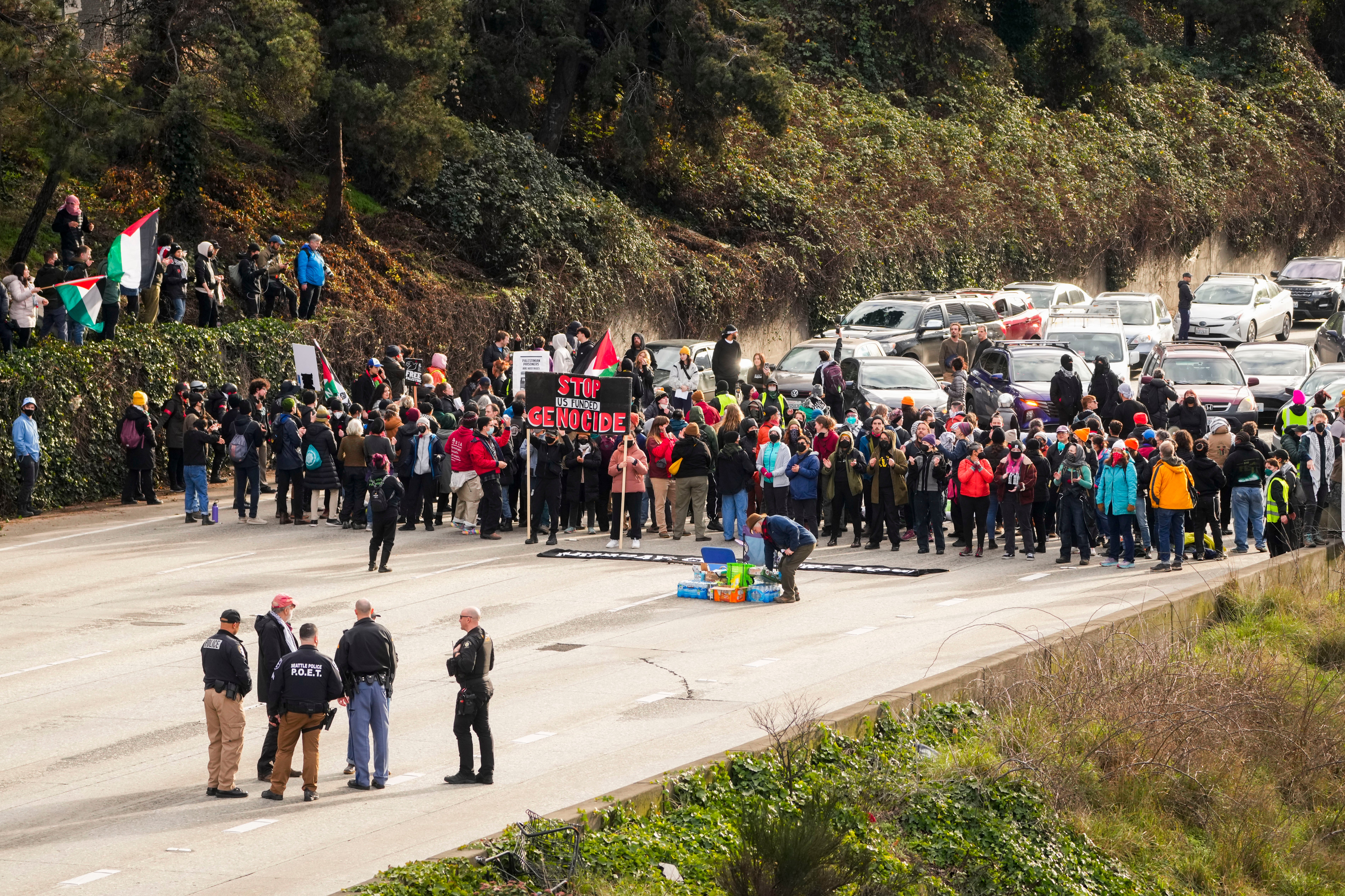 Seattle Protest Israel Palestinians