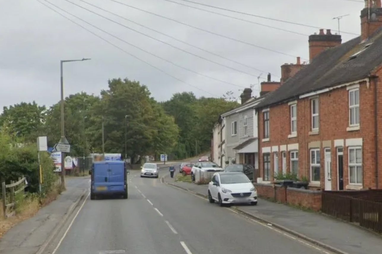 Hearthcote Road in Swadlincote, Derbyshire