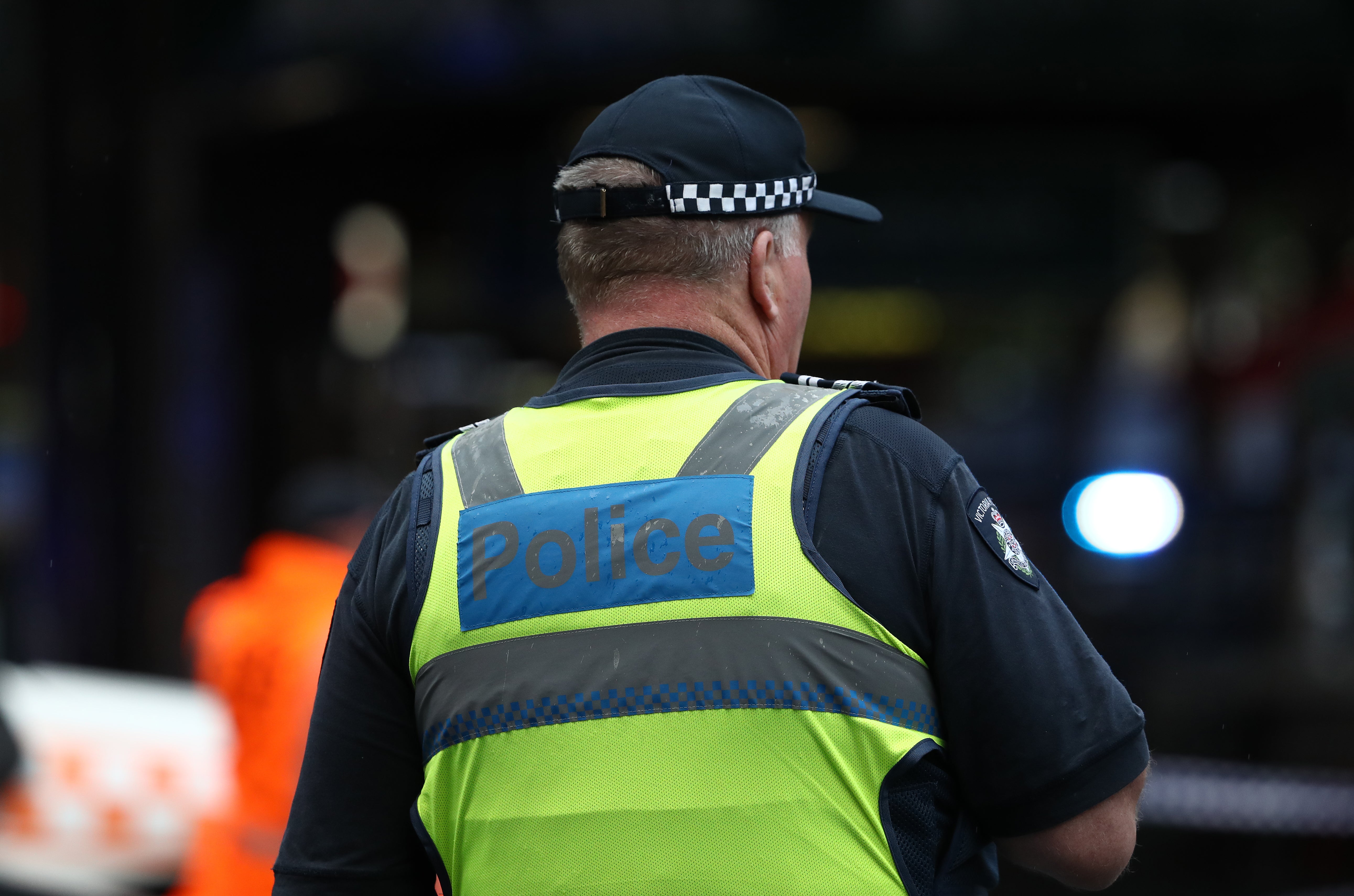 Police seen in Bourke St on November 09, 2018 in Melbourne, Australia