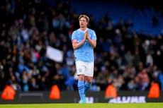 Kevin De Bruyne opens up on five-month injury absence: ‘I’m basically a taxi driver’