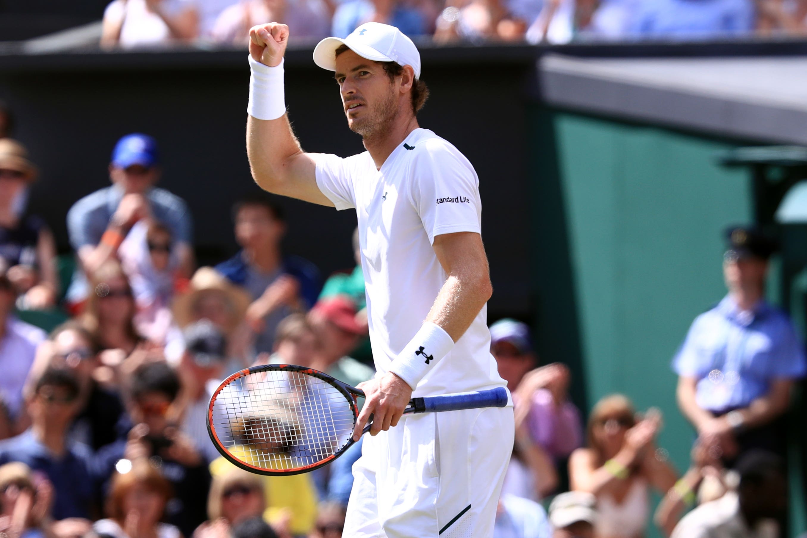 Andy Murray during the 2017 Wimbledon championships (John Walton/PA)