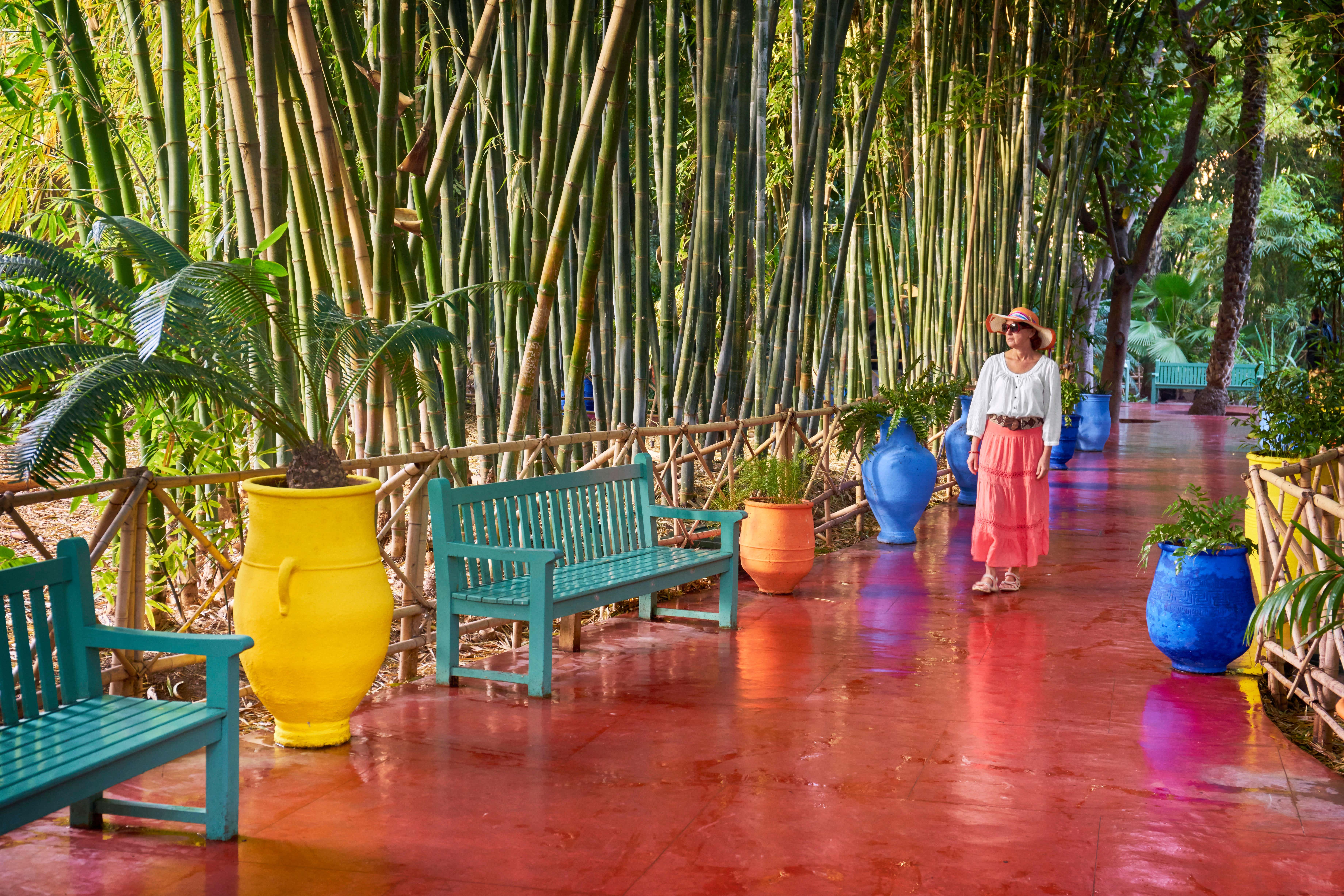 Jardin Majorelle garden in Marrakech