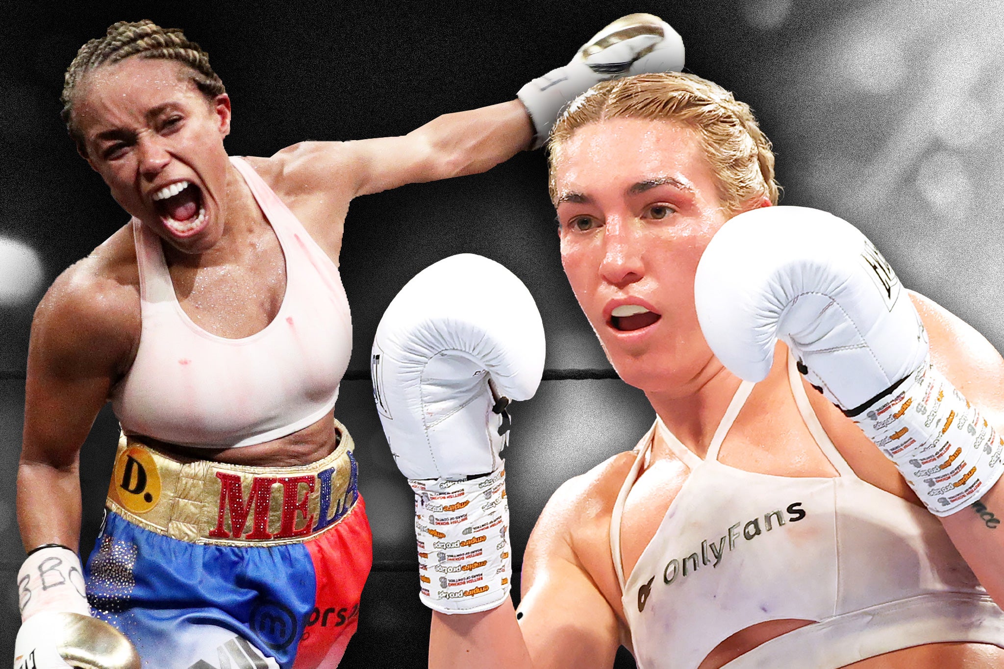 Liverpool’s Natasha Jonas (left) will defend her world title in her hometown, against American Mikaela Mayer