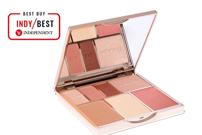 Sculpted by Aimee bare basics eye & face palette, peony