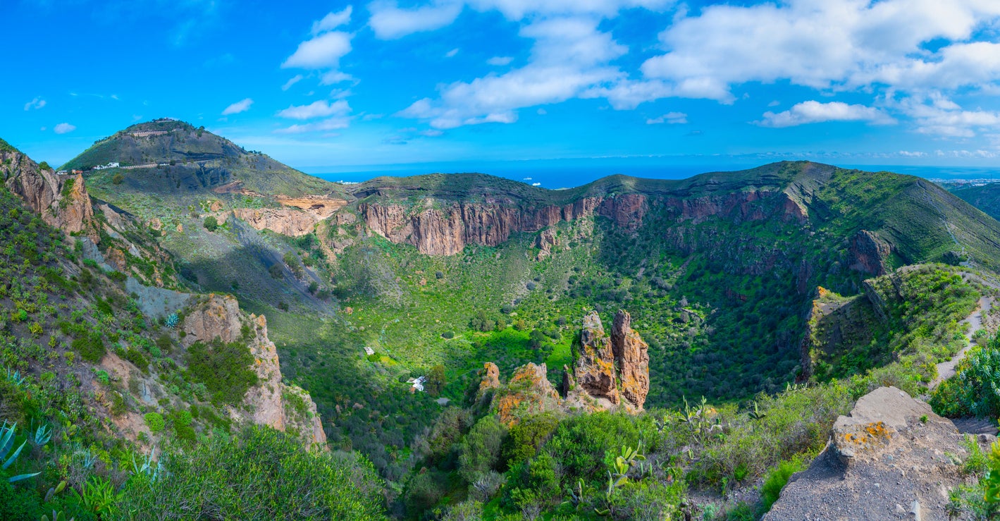 The Caldera de Bandama is an impressive volcanic crater