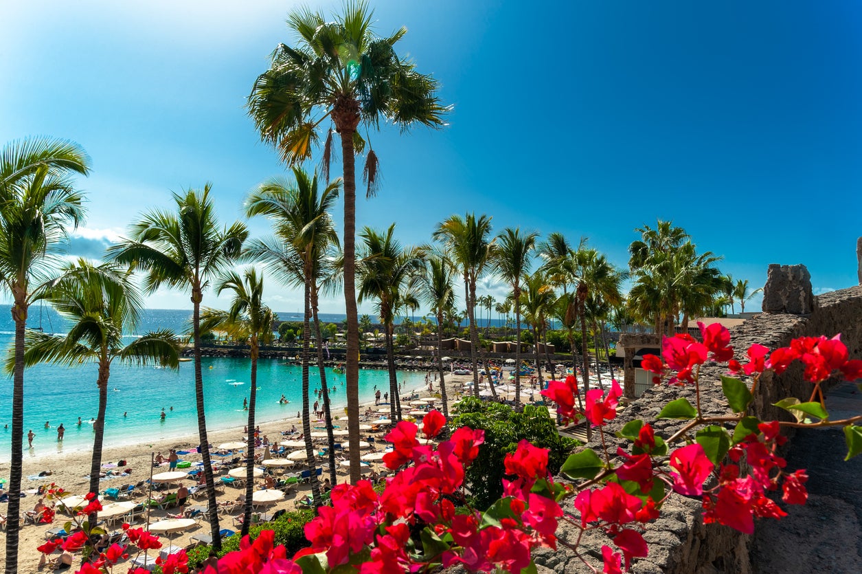 Winter temperatures that remain around 20C mean that Gran Canaria’s beaches are popular all year