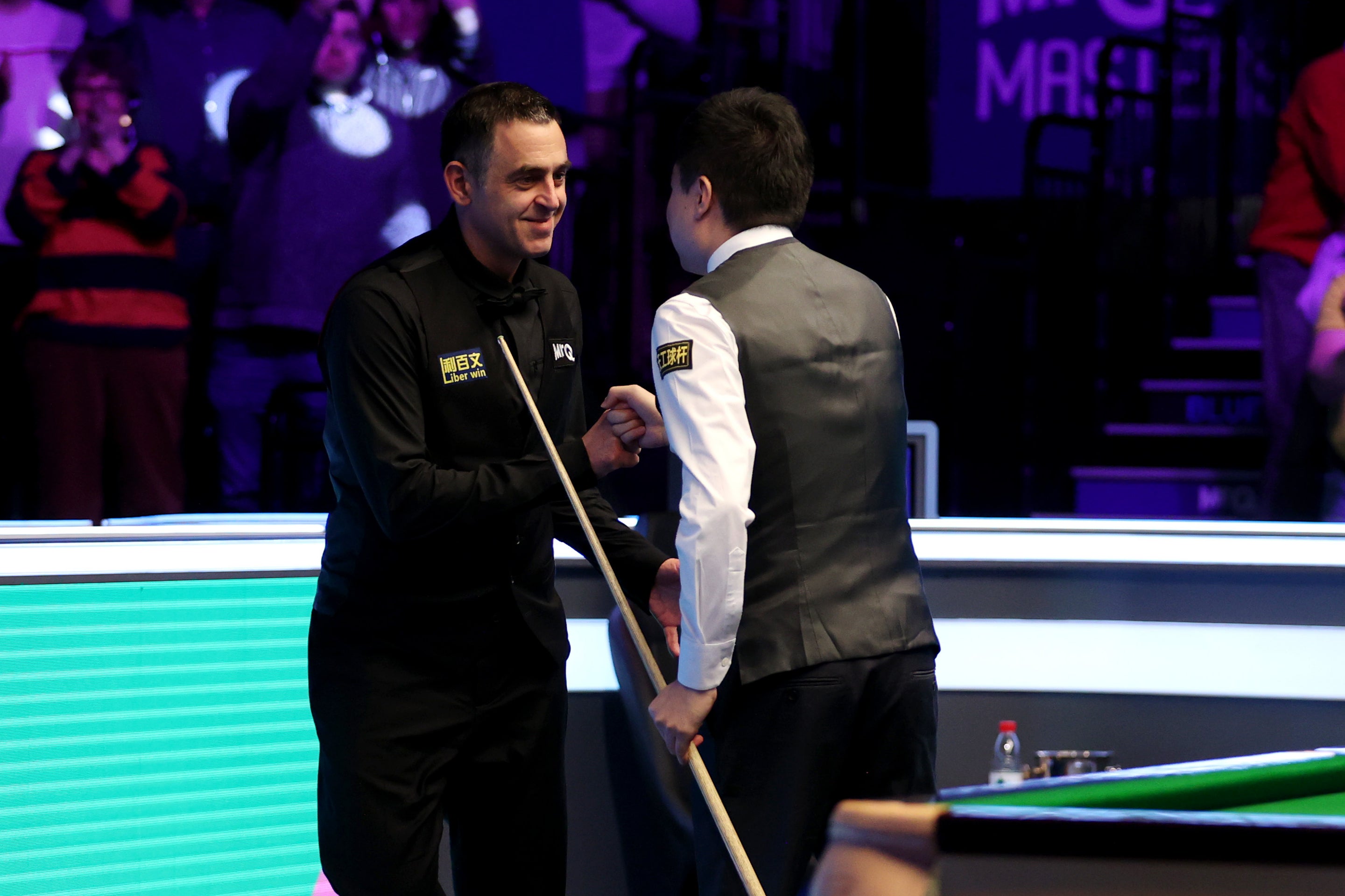 Ronnie O’Sullivan won the first-round match but Ding Junhui made a 147