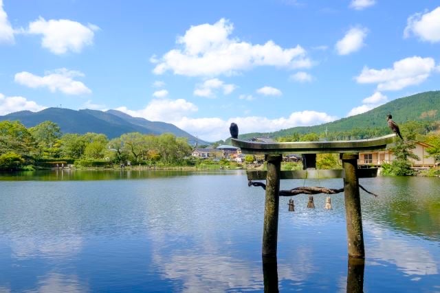 The onsen town of Yufuin