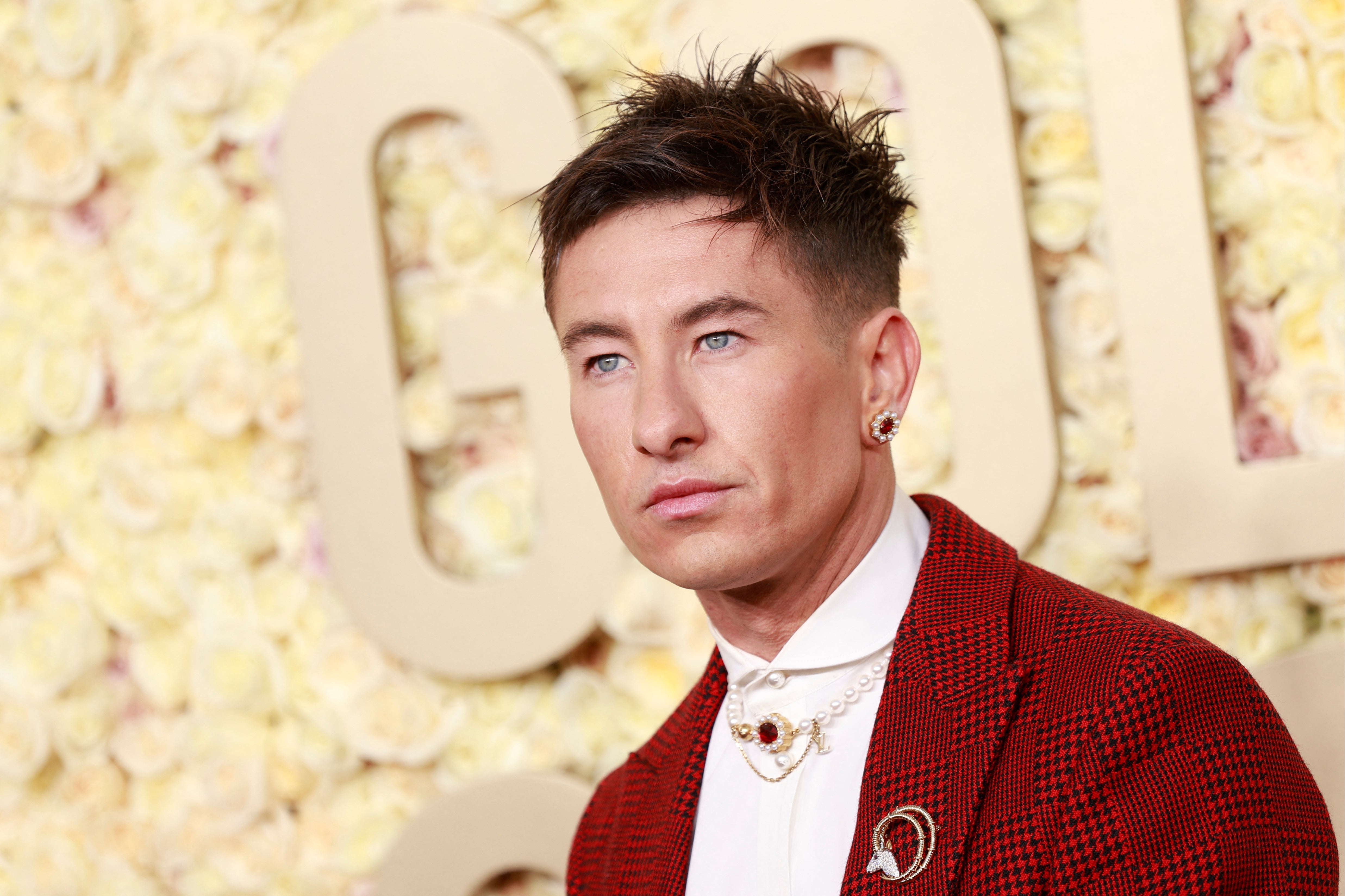 Barry Keoghan at the Golden Globes 2024