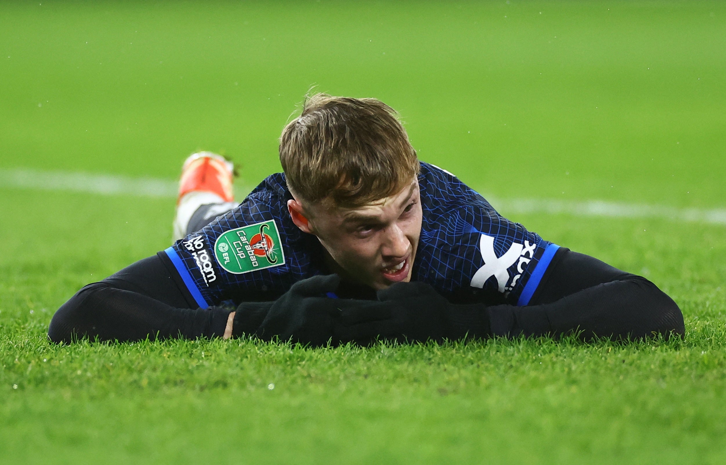 Palmer missed a hat-trick of first-half chances at the Riverside