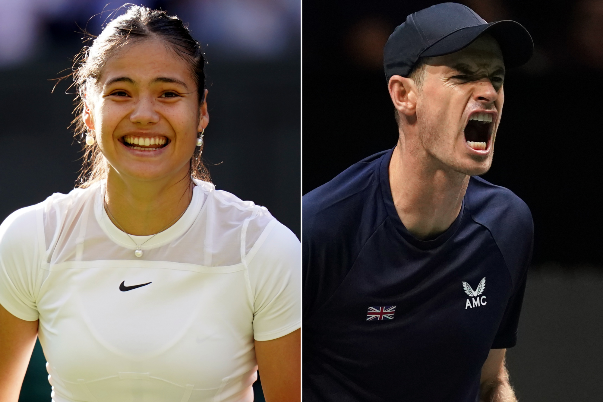 Emma Raducanu and Andy Murray will be competing in Melbourne (Adam Davy/Martin Rickett/PA)