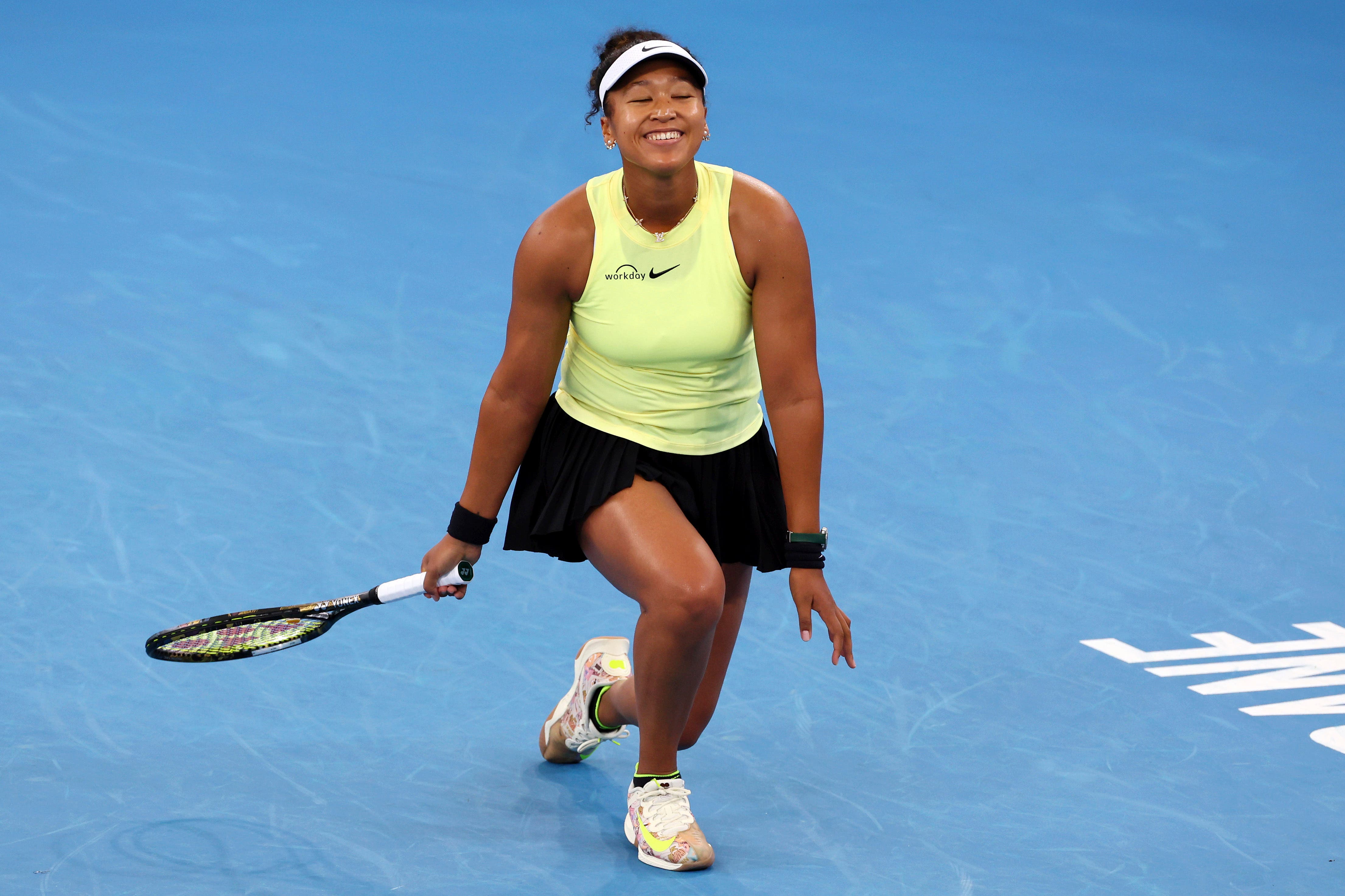 Naomi Osaka will play her first grand slam tournament since 2022 (Tertius Pickard/AP)