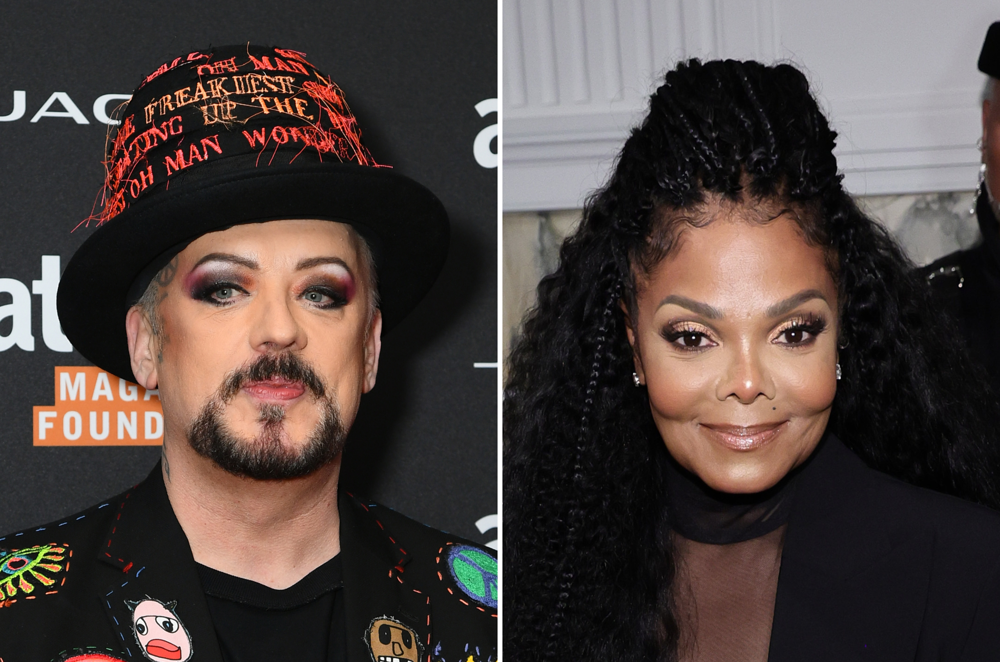 Boy George and Janet Jackson