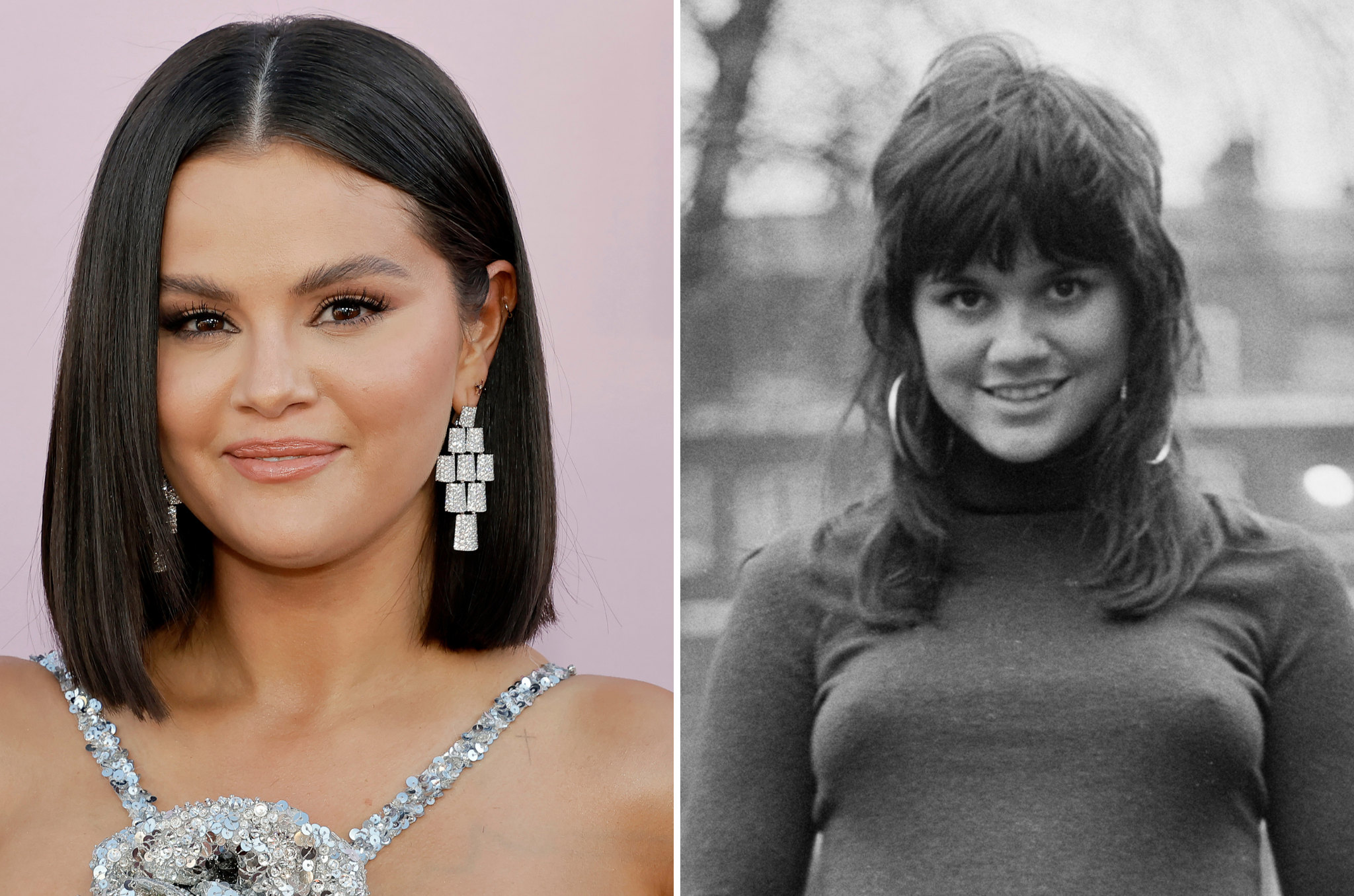 Selena Gomez and Linda Ronstadt