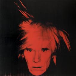 Warhol’s Red Self-Portrait ‘Fright Wig’