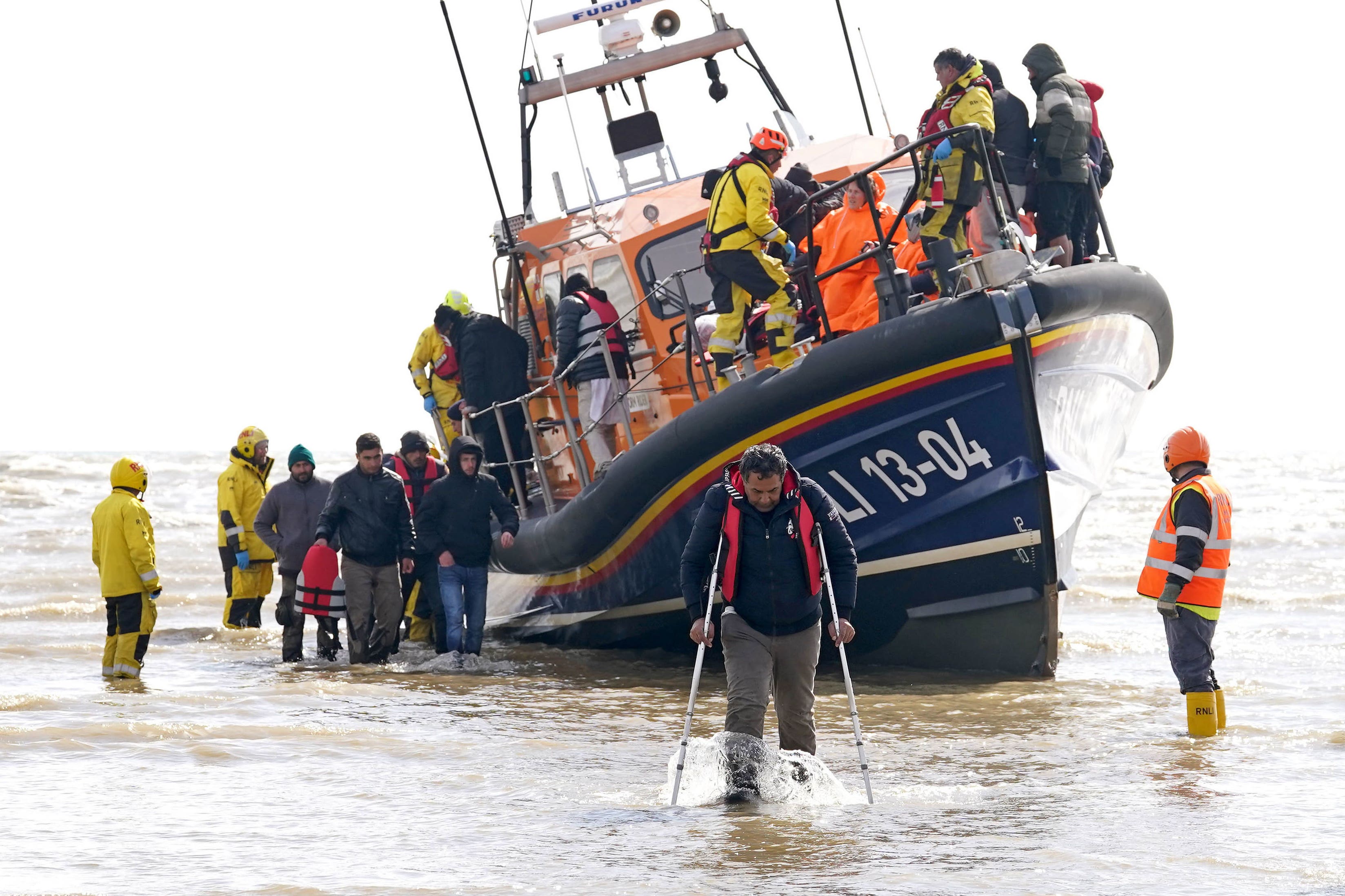 The Government has been accused of having a ‘woefully inadequate’ plan to curb Channel crossings after failing to offer asylum seekers more legal ways to travel to the UK (Gareth Fuller/PA)