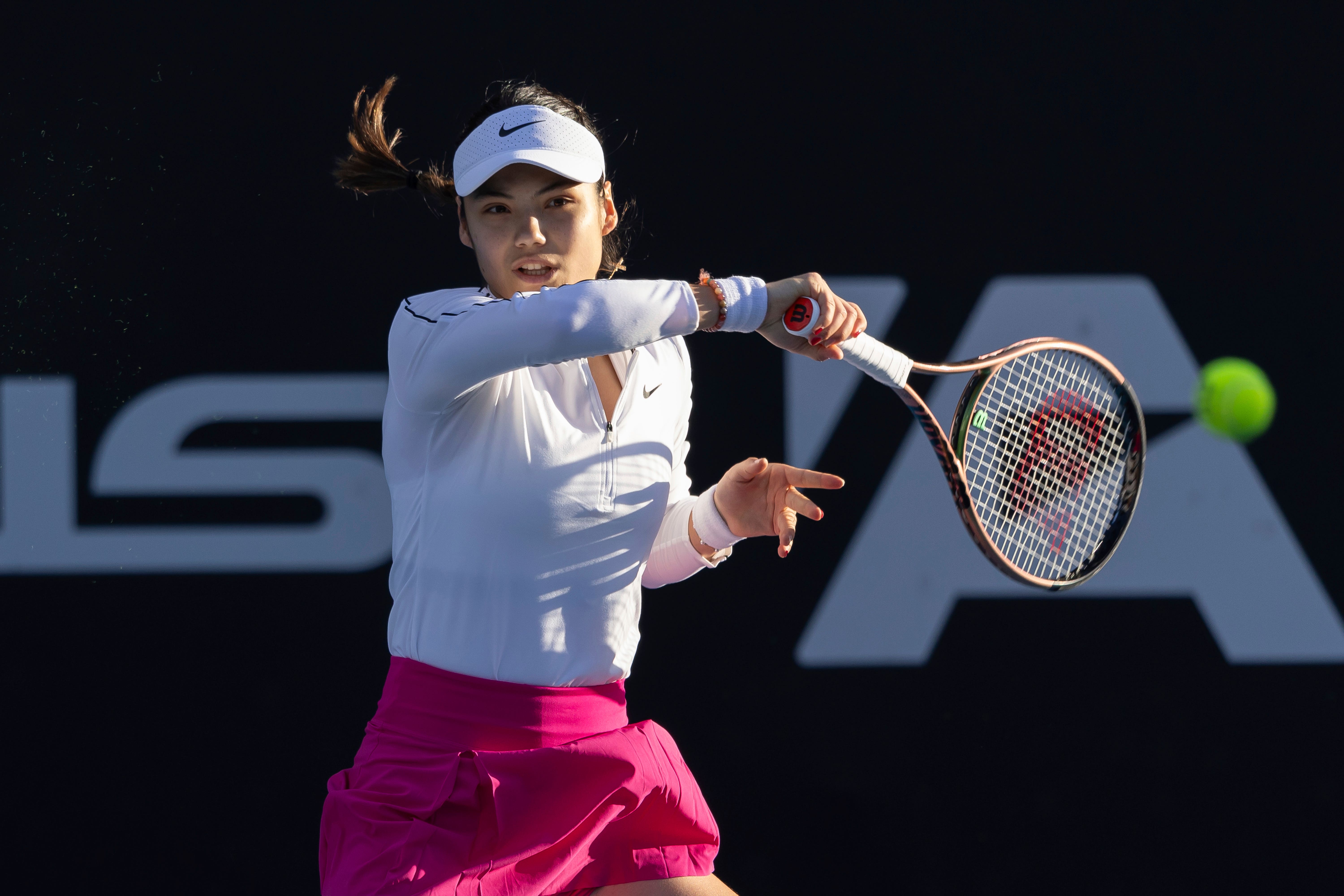 Emma Raducanu made an encouraging return in Auckland (Brett Phibbs/Photosport via AP)