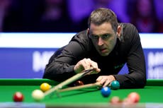 Ronnie O’Sullivan criticises ‘disgusting’ Alexandra Palace venue before Masters semi-final