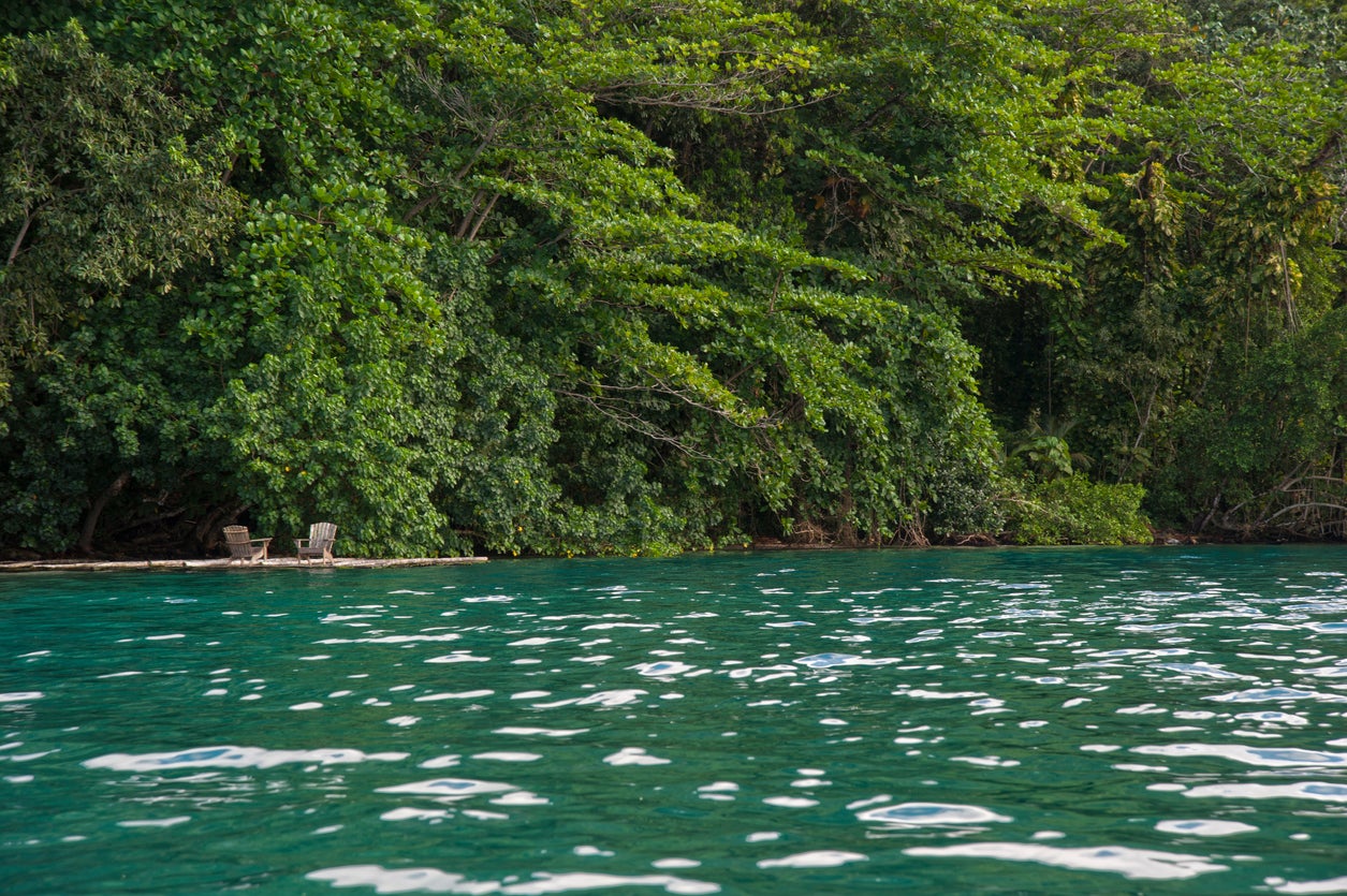 The Blue Lagoon is known locally as the Blue Hole