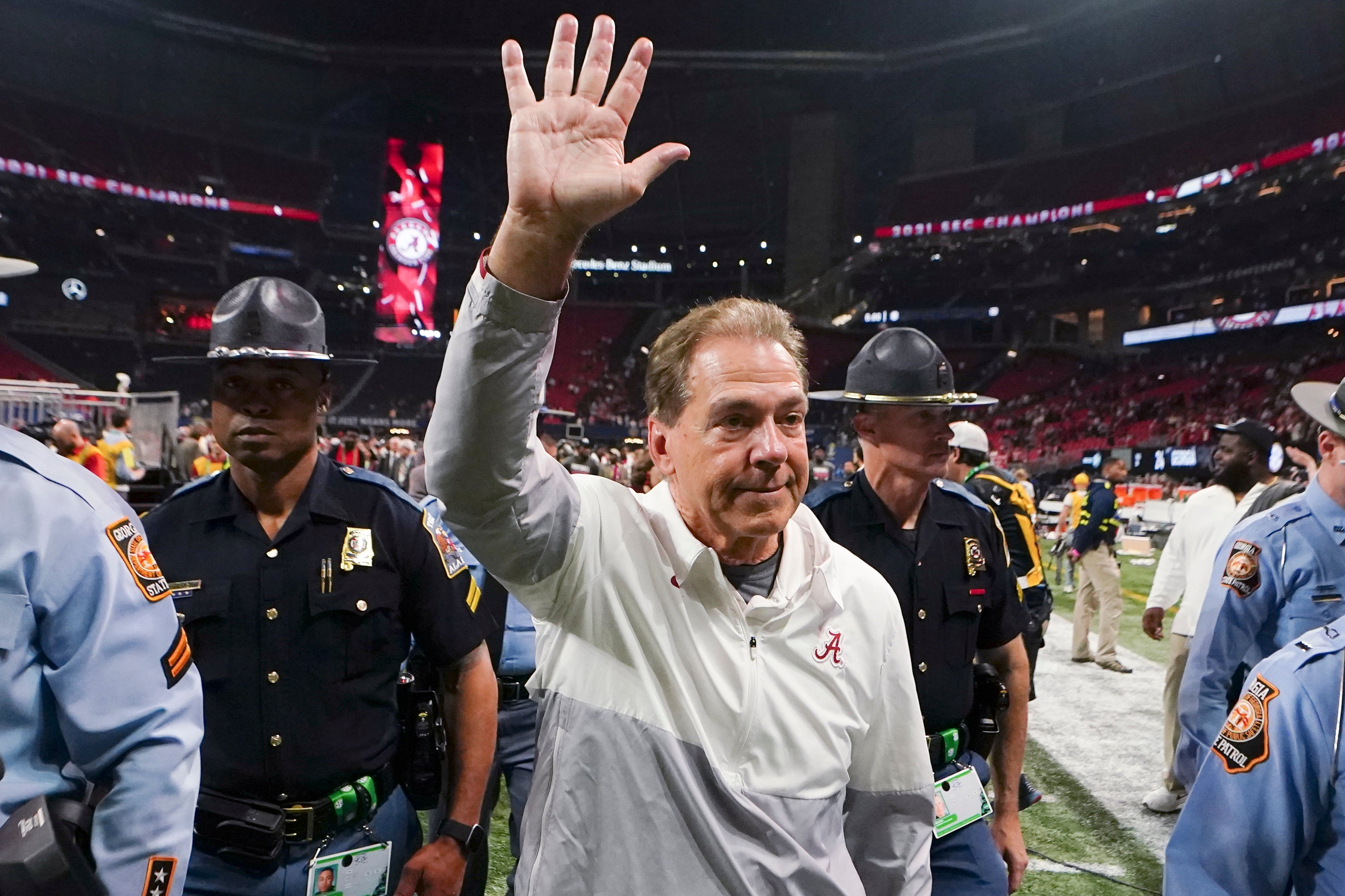 Alabama Saban Retires Football