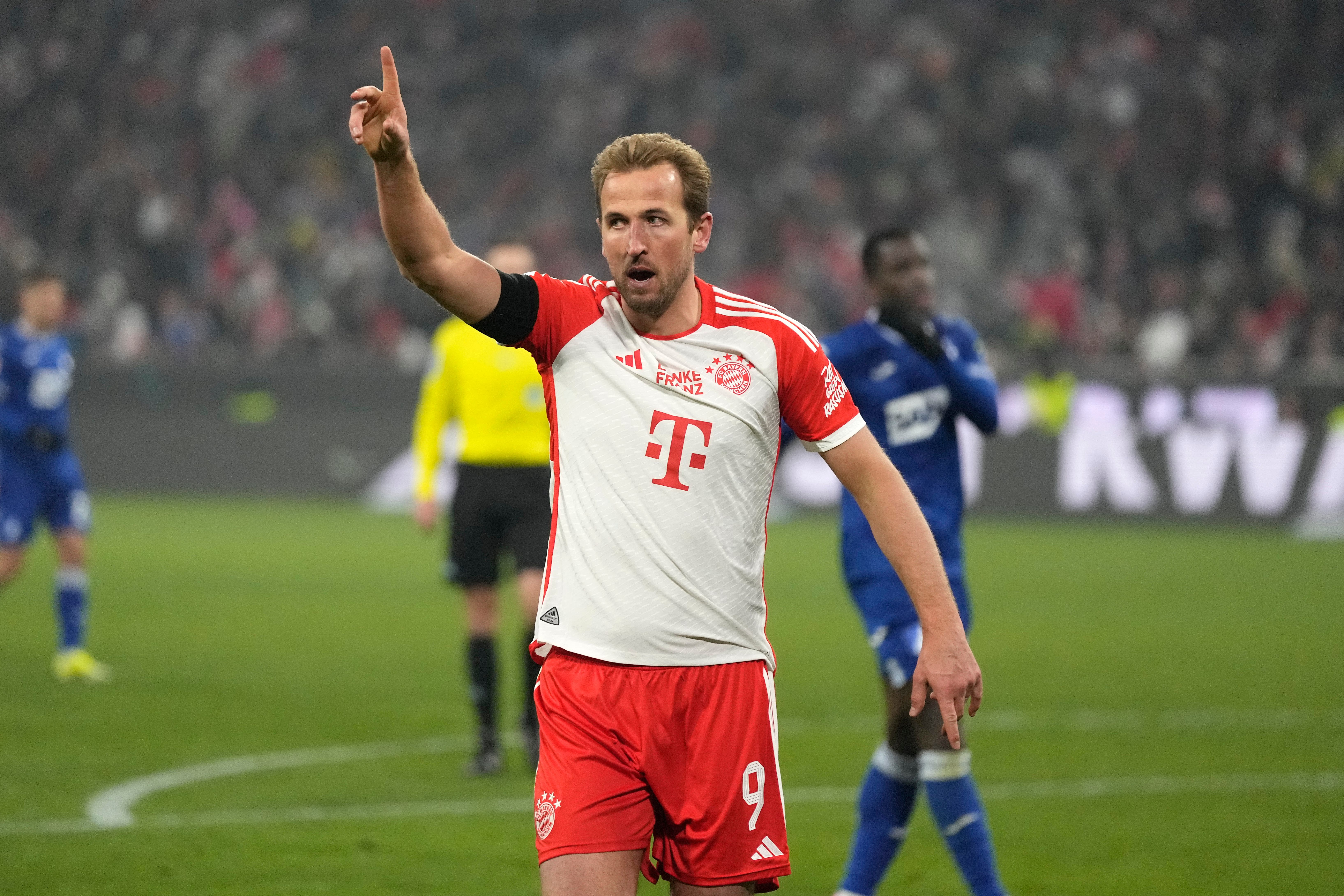 Harry Kane was on the scoresheet again for Bayern Munich (Matthias Schrader/AP)