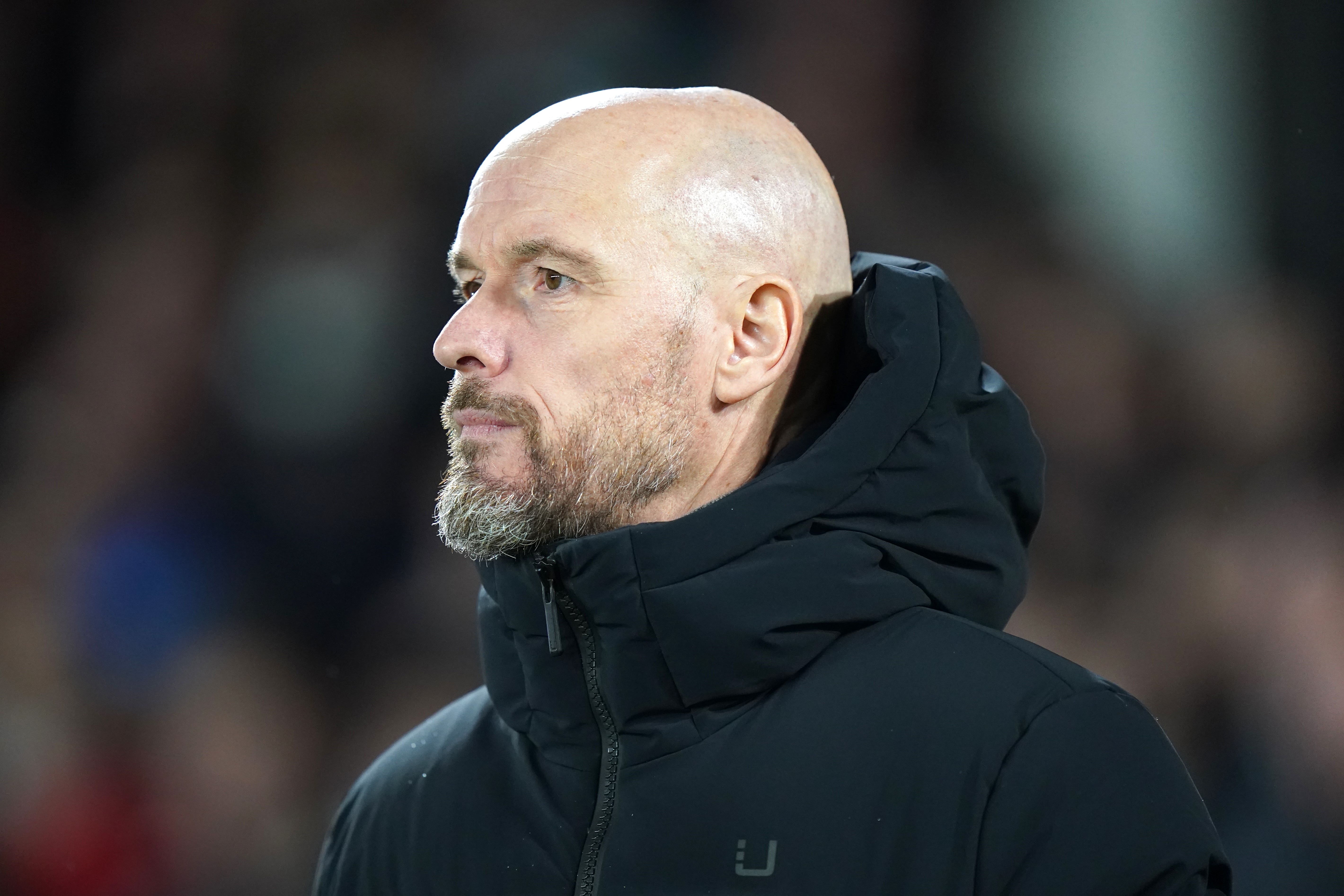 Erik ten Hag’s Manchester United face Tottenham on Sunday (Bradley Collyer/PA)