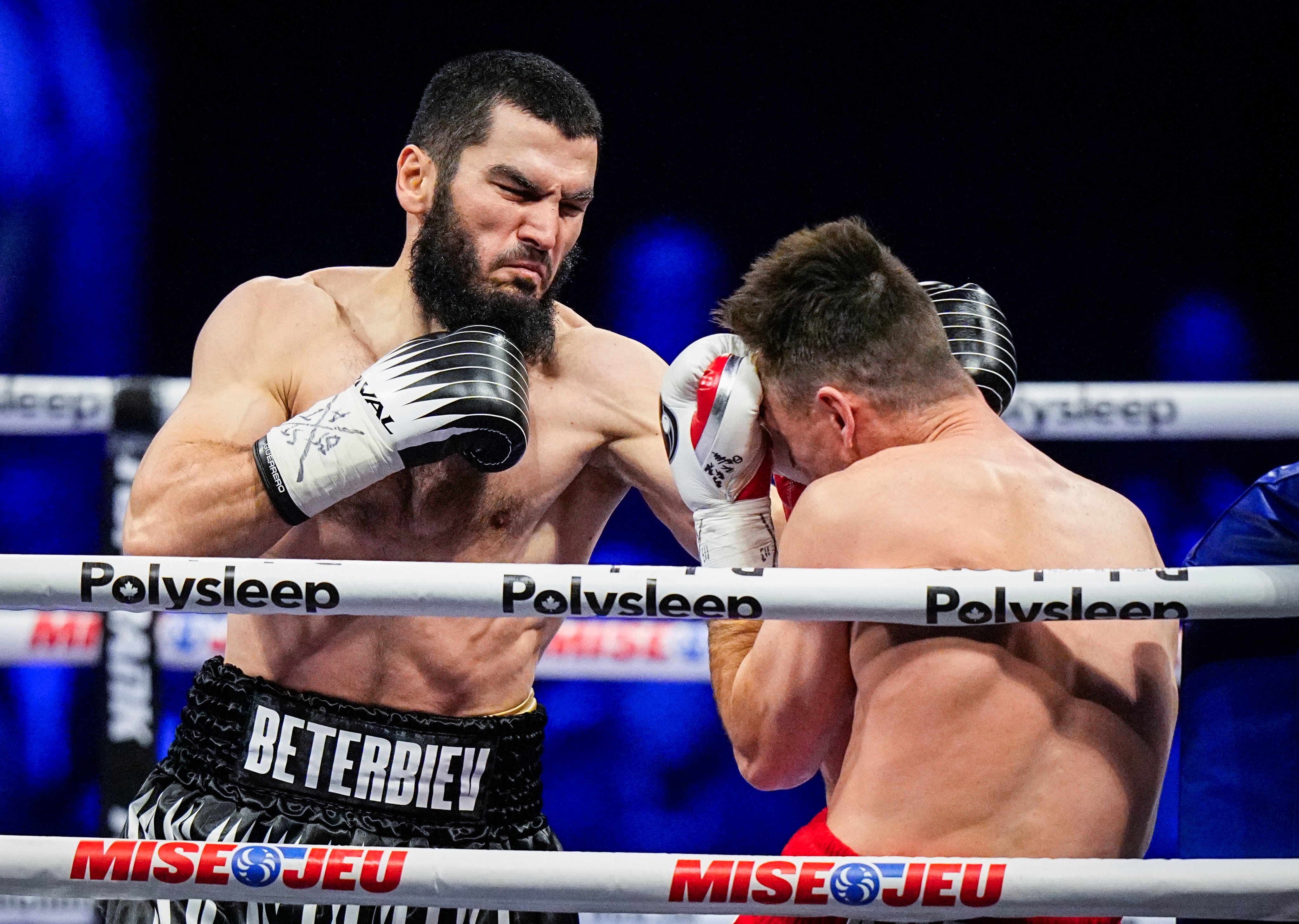 Artur Beterbev (left) finished Callum Smith emphatically in January