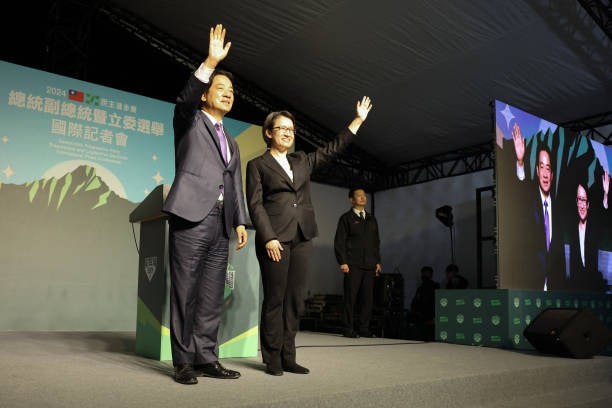 Taiwan’s President-elect Lai Ching-te and his running mate Hsiao Bi-khim