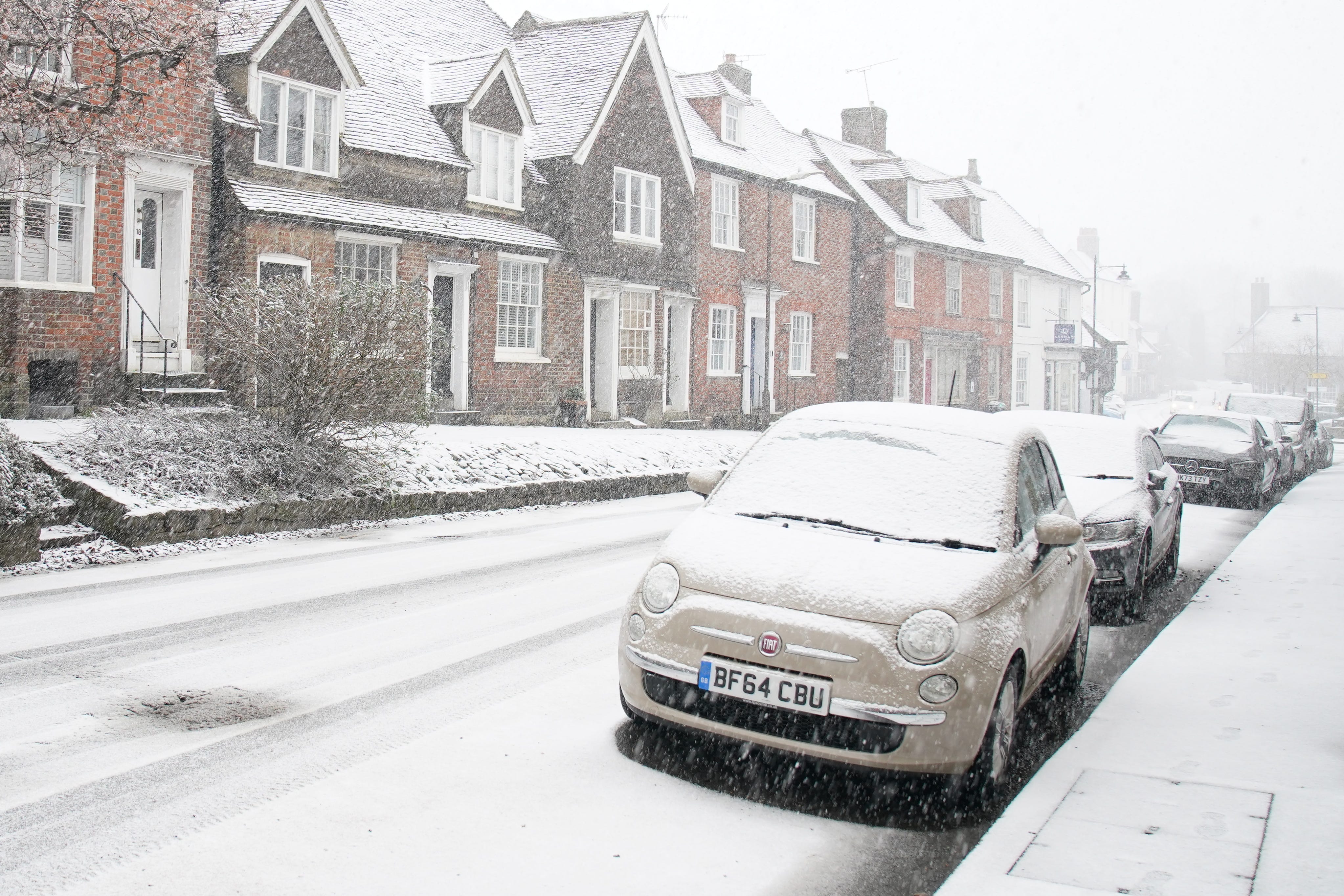 National Highways has issued a severe weather alert for snow (PA)