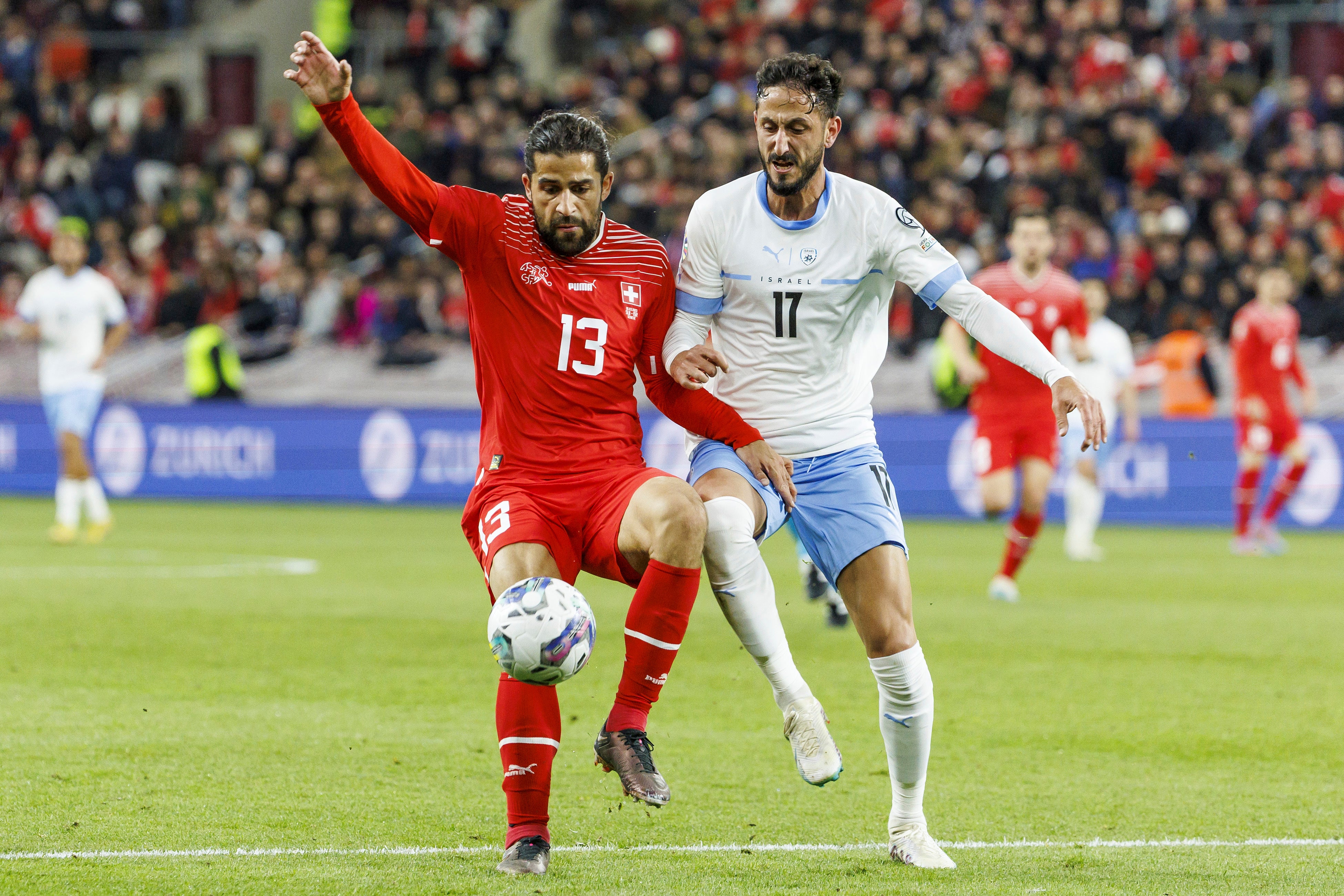 Israel midfielder Sagiv Jehezkel, pictured representing his country