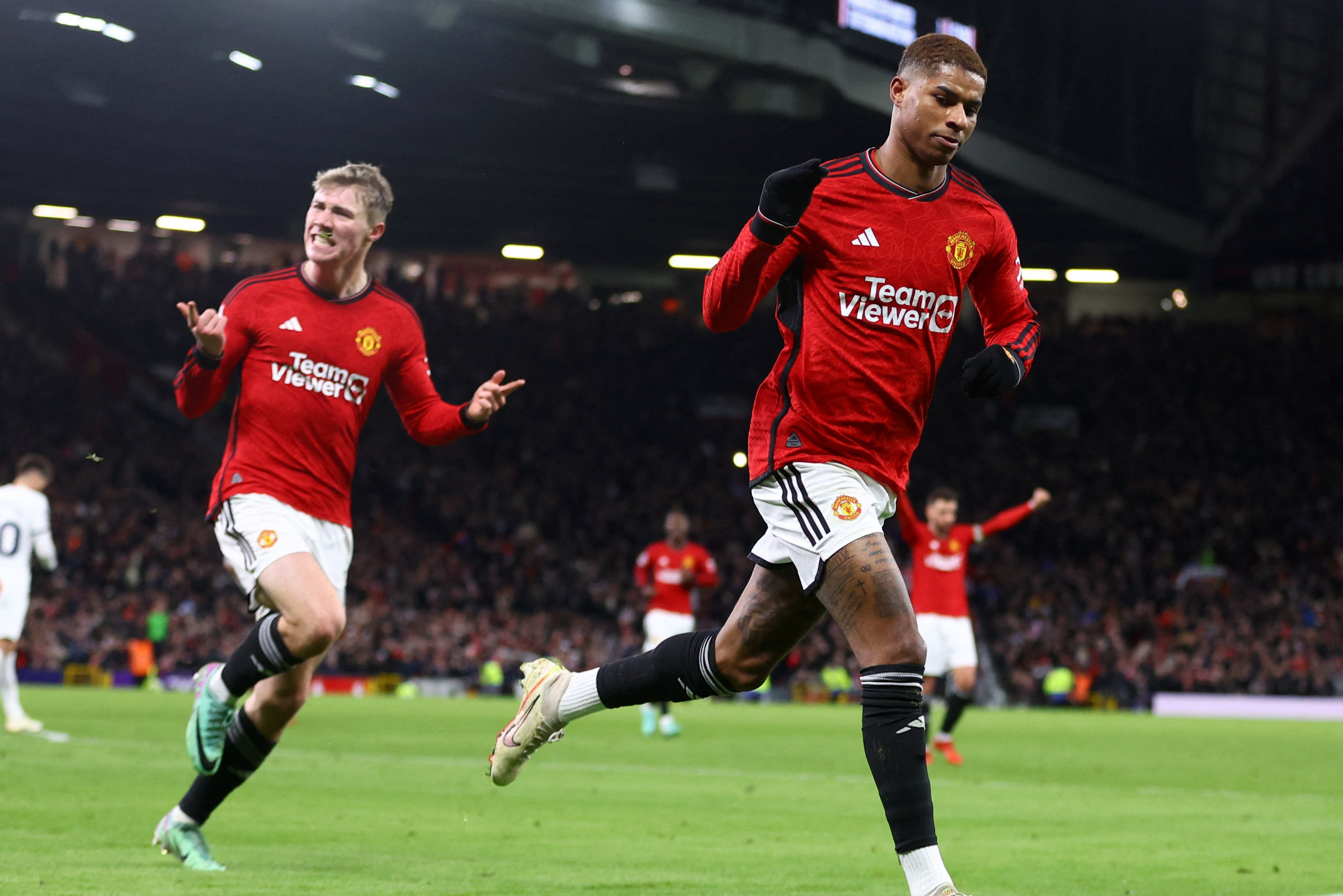 Rashford played impressively against Tottenham earlier this month