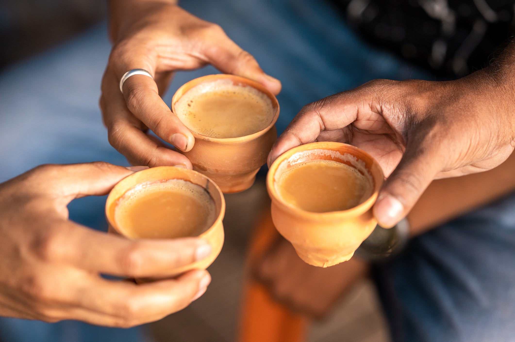 Masala chai is made with fragrant spices, sugar and milk