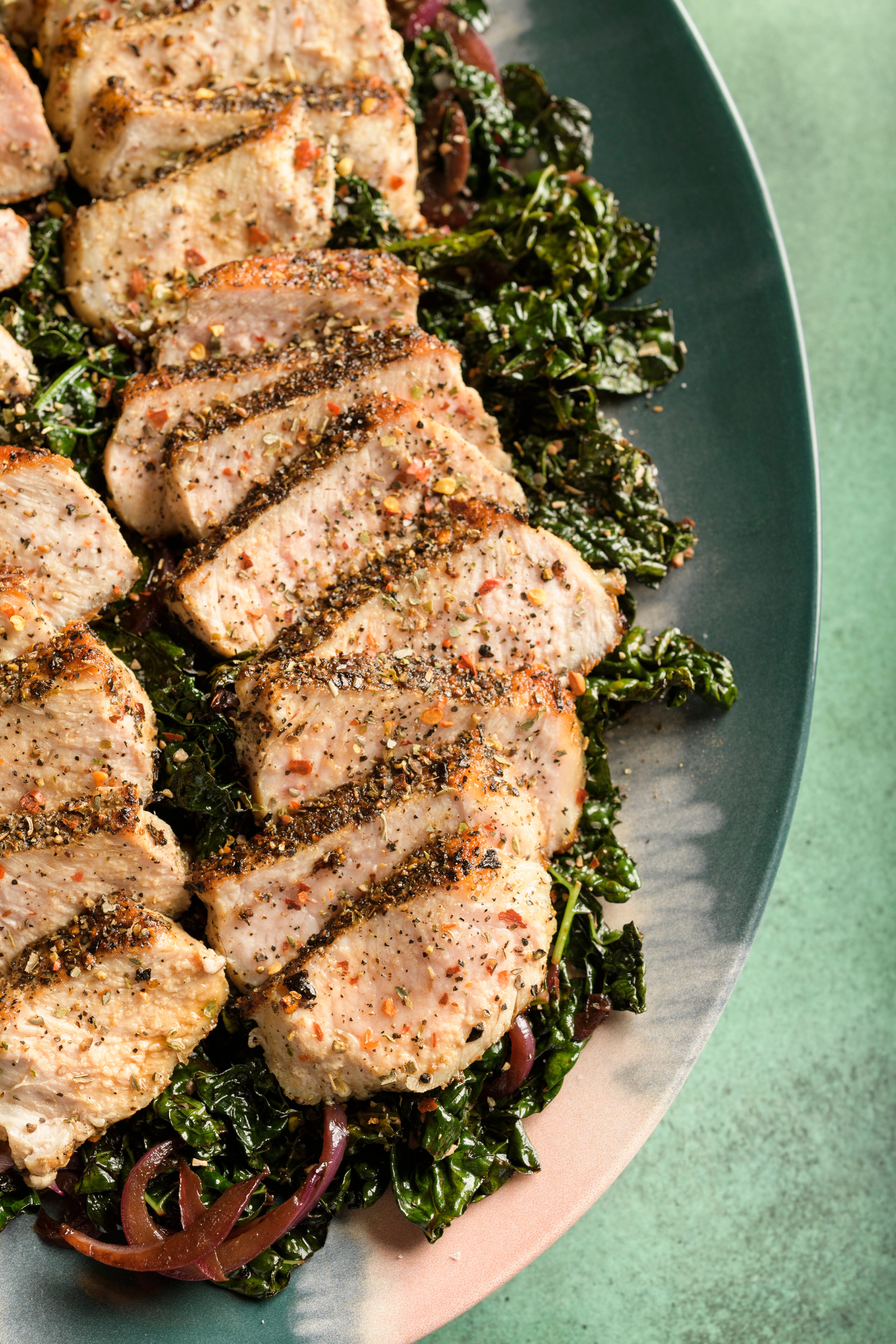 Food-MilkStreet-Pork Kale Skillet