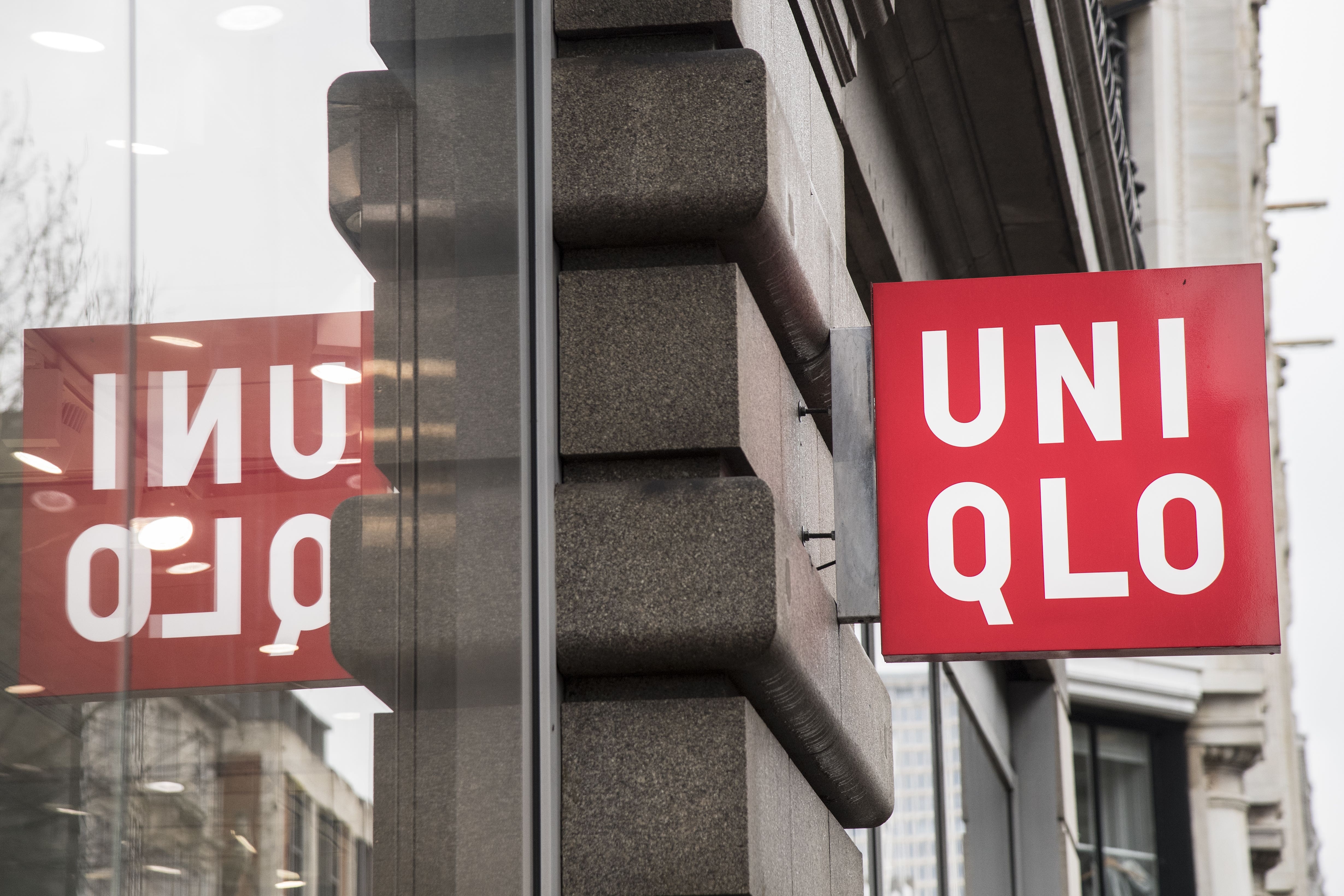 General View of a Uni Qlo store in London.