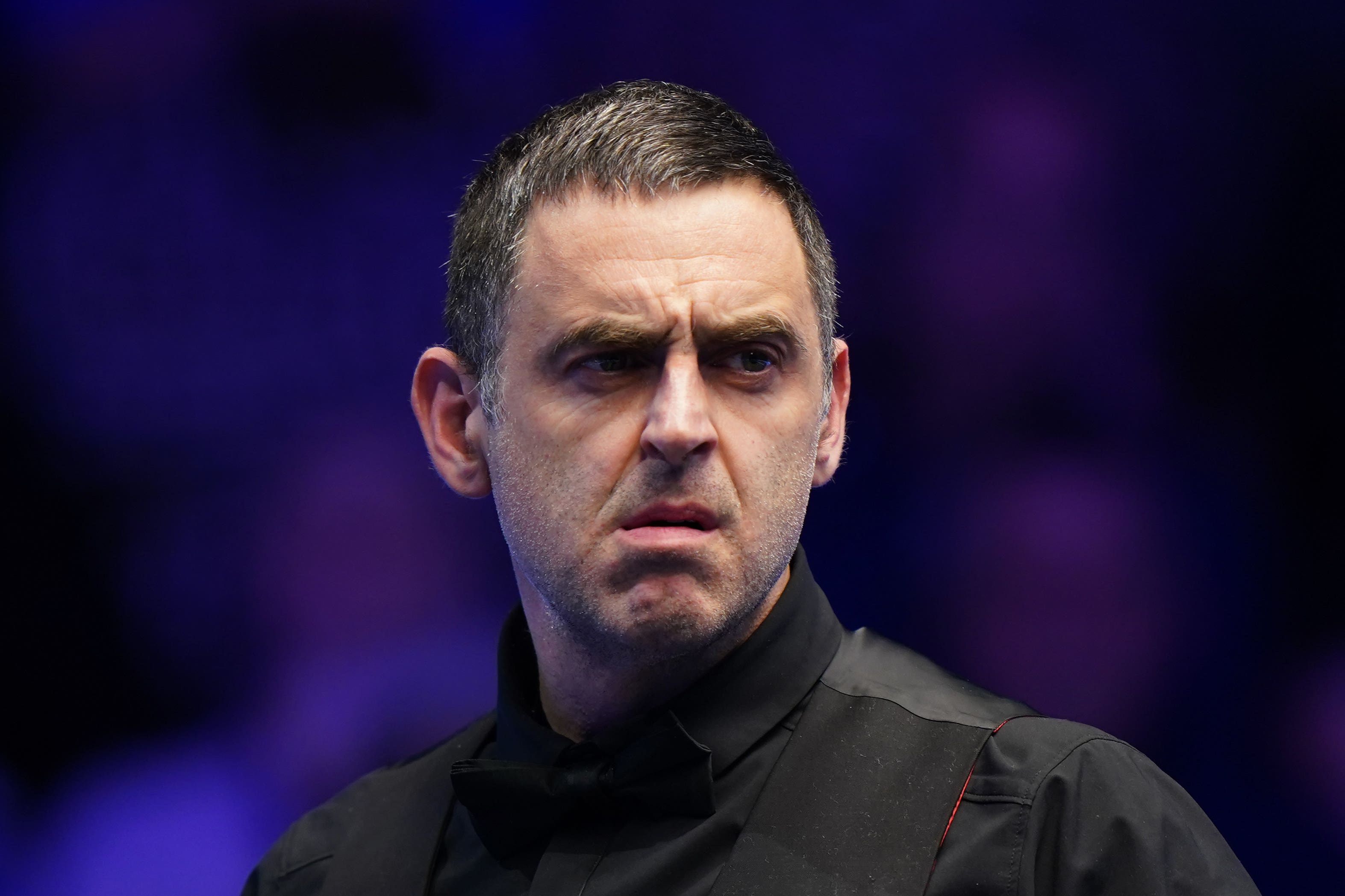 Ronnie O’Sullivan was back in action at the Grand Prix as his war of words with Ali Carter continued (Bradley Collyer/PA)