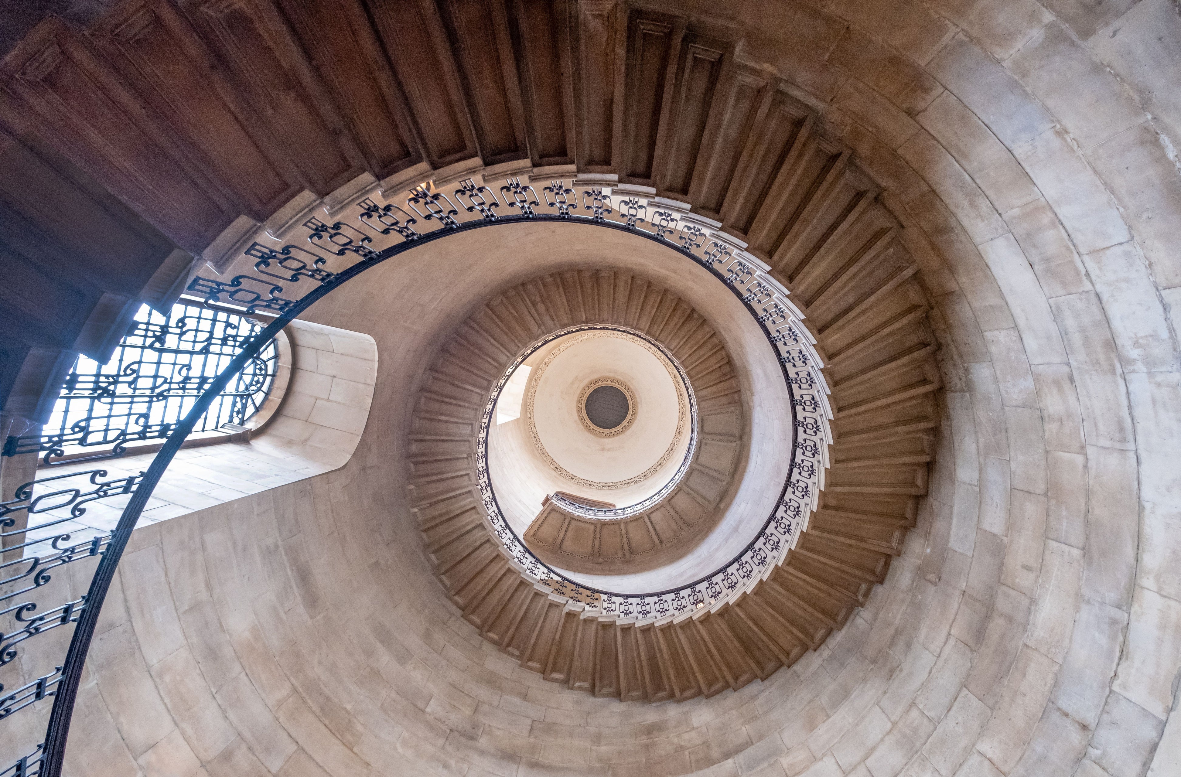 The dean’s spiral staircase at St Paul’s Cathedral