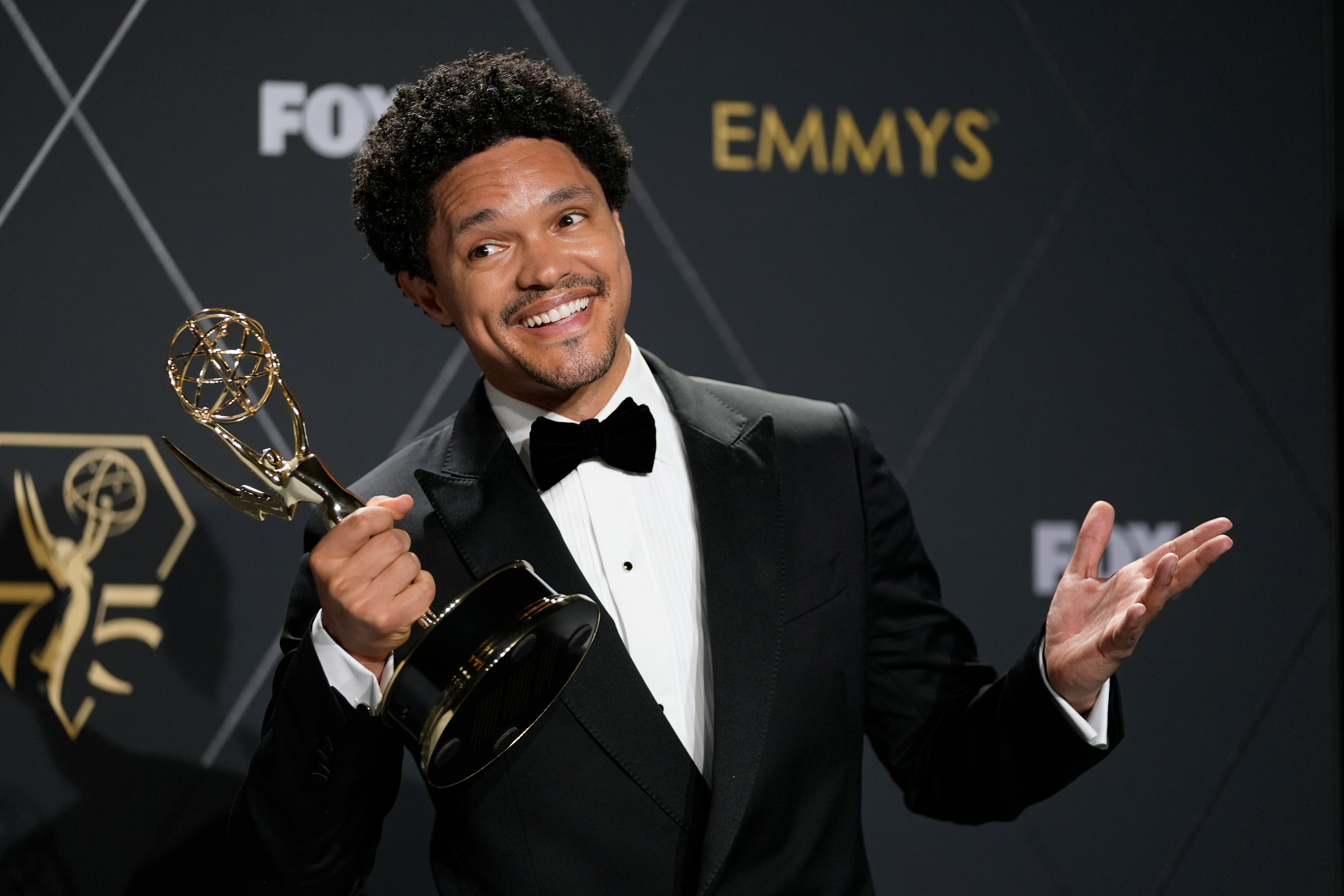 Trevor Noah at the 75th Primetime Emmy Awards - Press Room