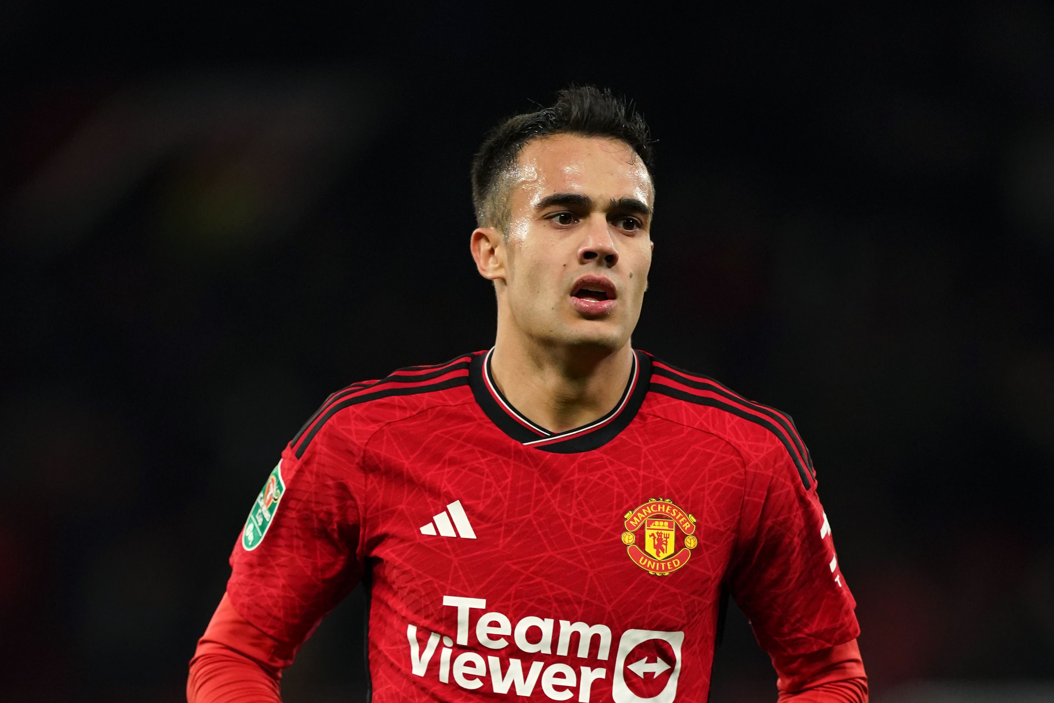 Sergio Reguilon during his Manchester United loan spell (Martin Rickett/PA)