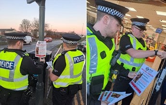 Officers are continuing to look for Ms Smith as they distribute and pin up posters