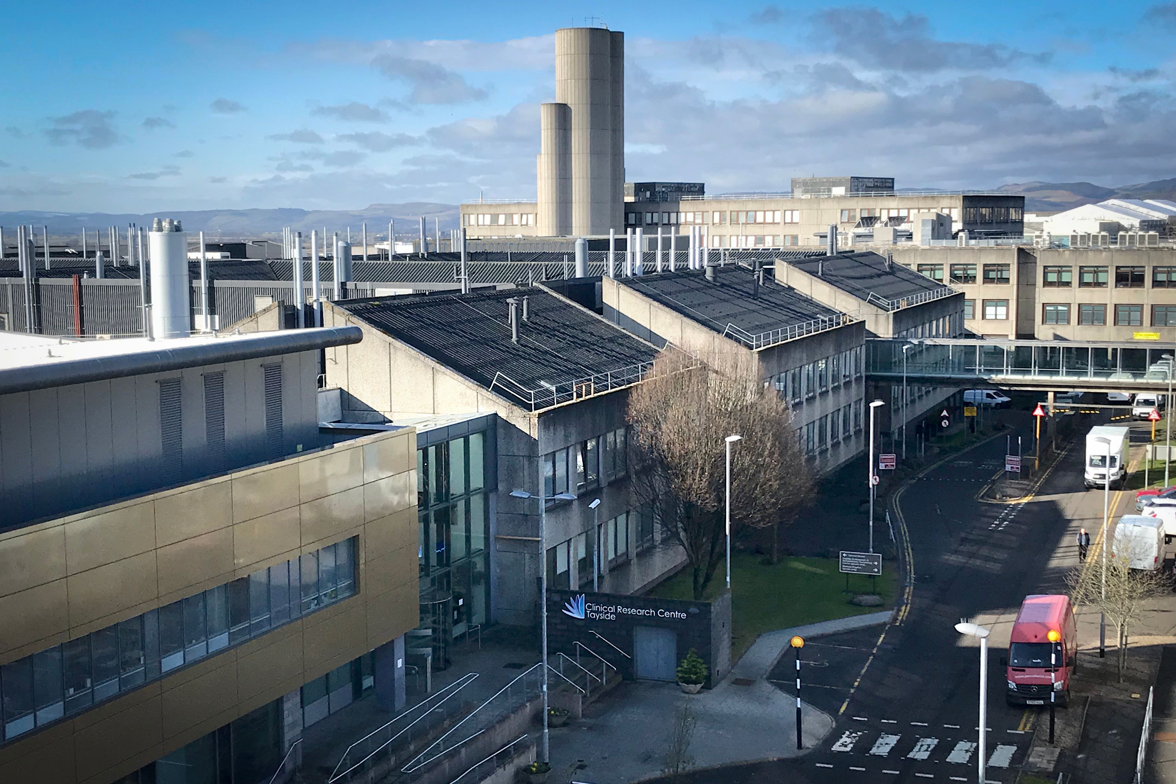 The man died in Ninewells Hospital in Dundee (Jane Barlow/PA)