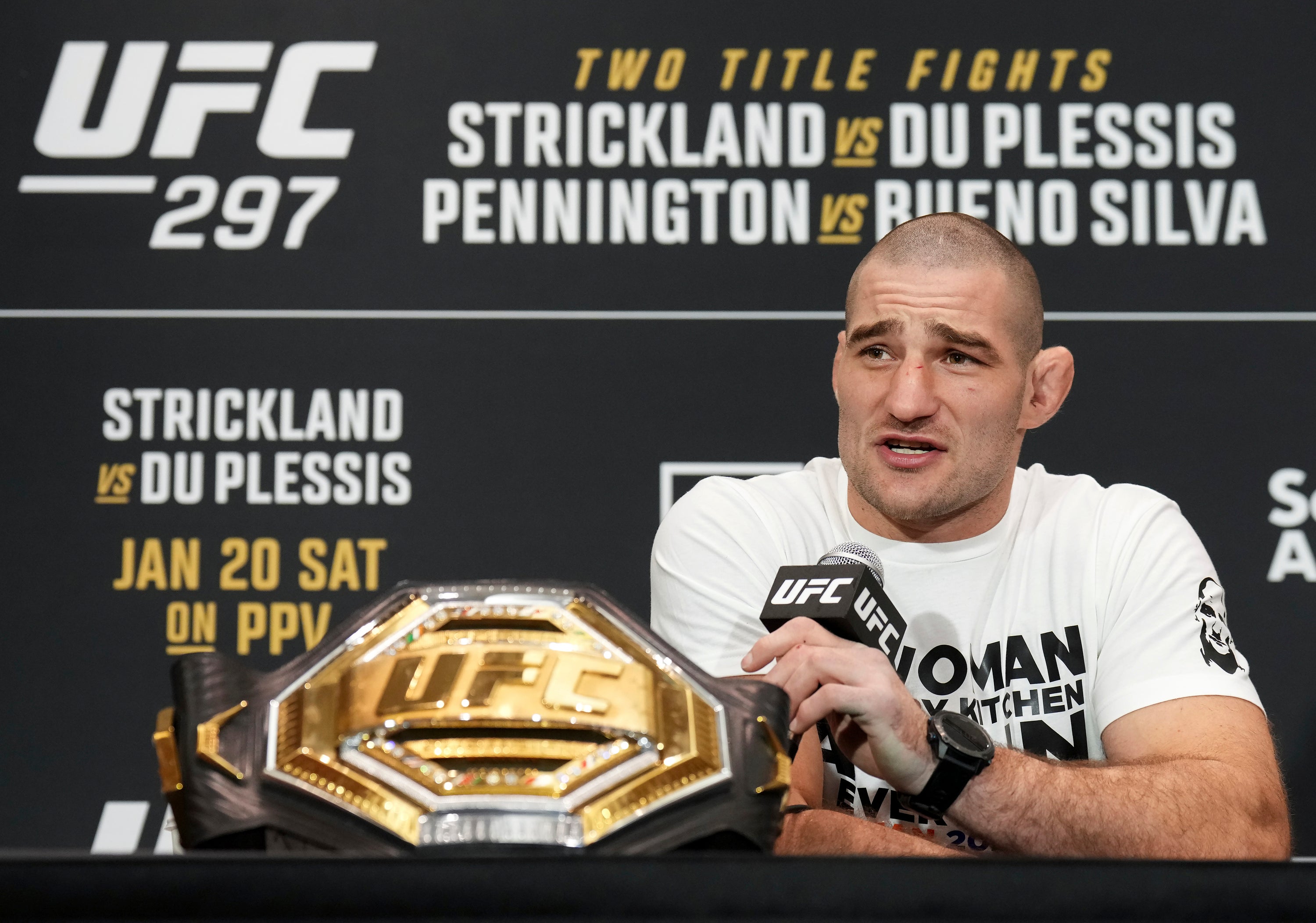 UFC champion Sean Strickland caused more controversy with his latest sexist and homophobic rant