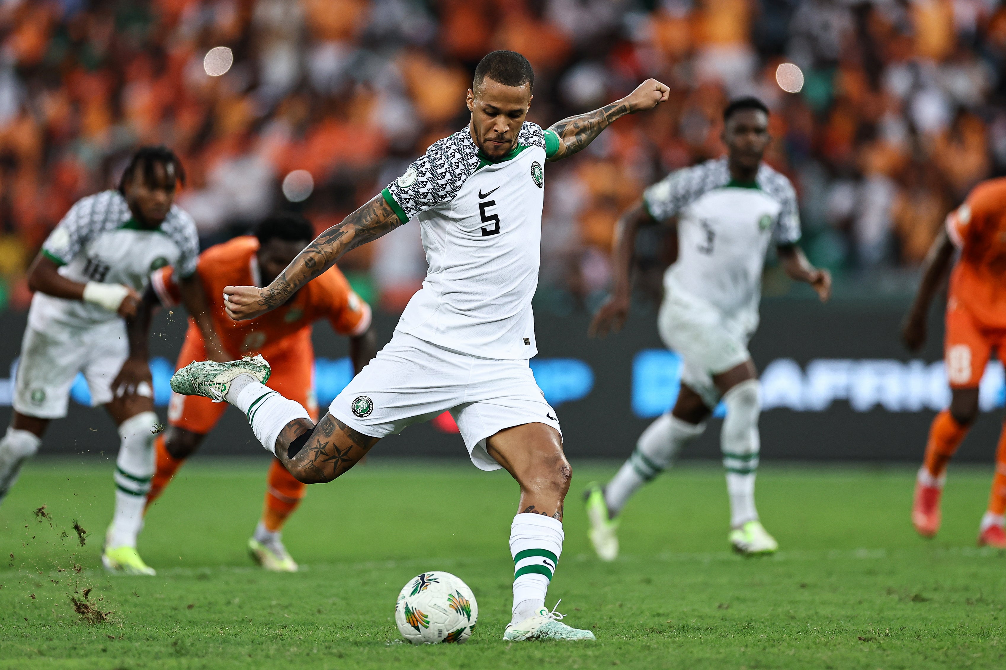 Nigeria captain, William Troost-Ekong, secured all three points from the penalty spot