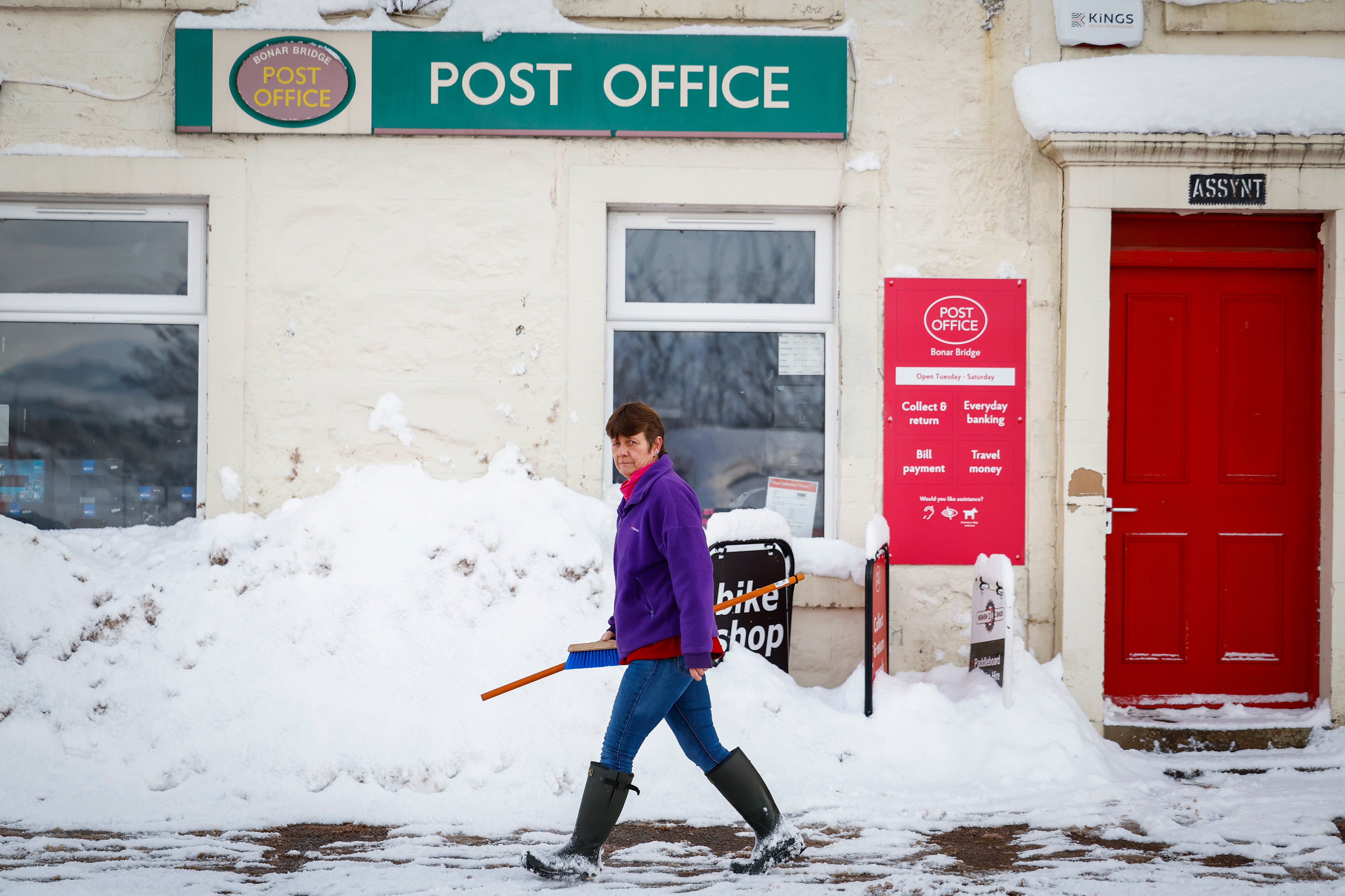 Snow in Scotland earlier this year