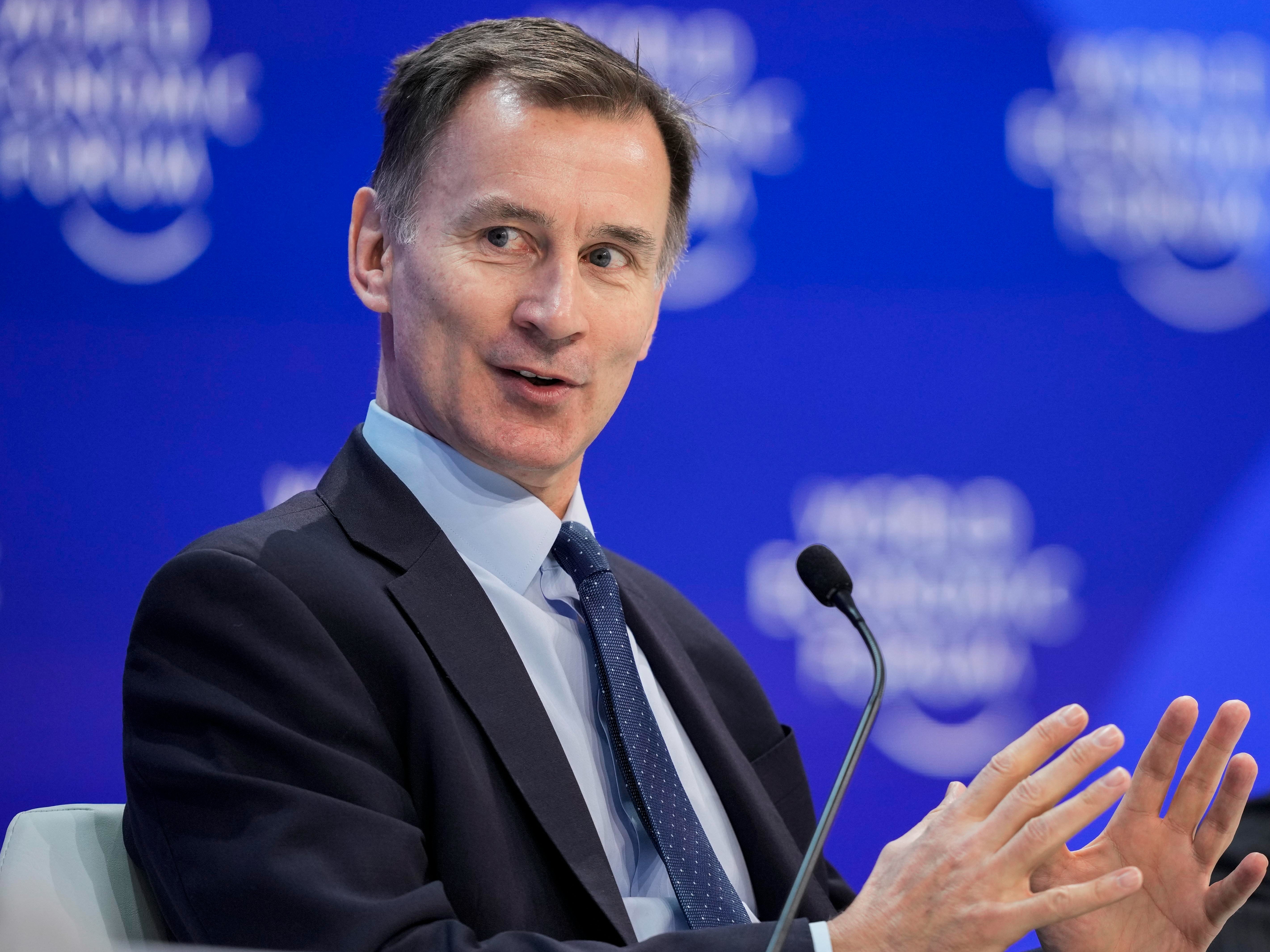 Hunt at Davos