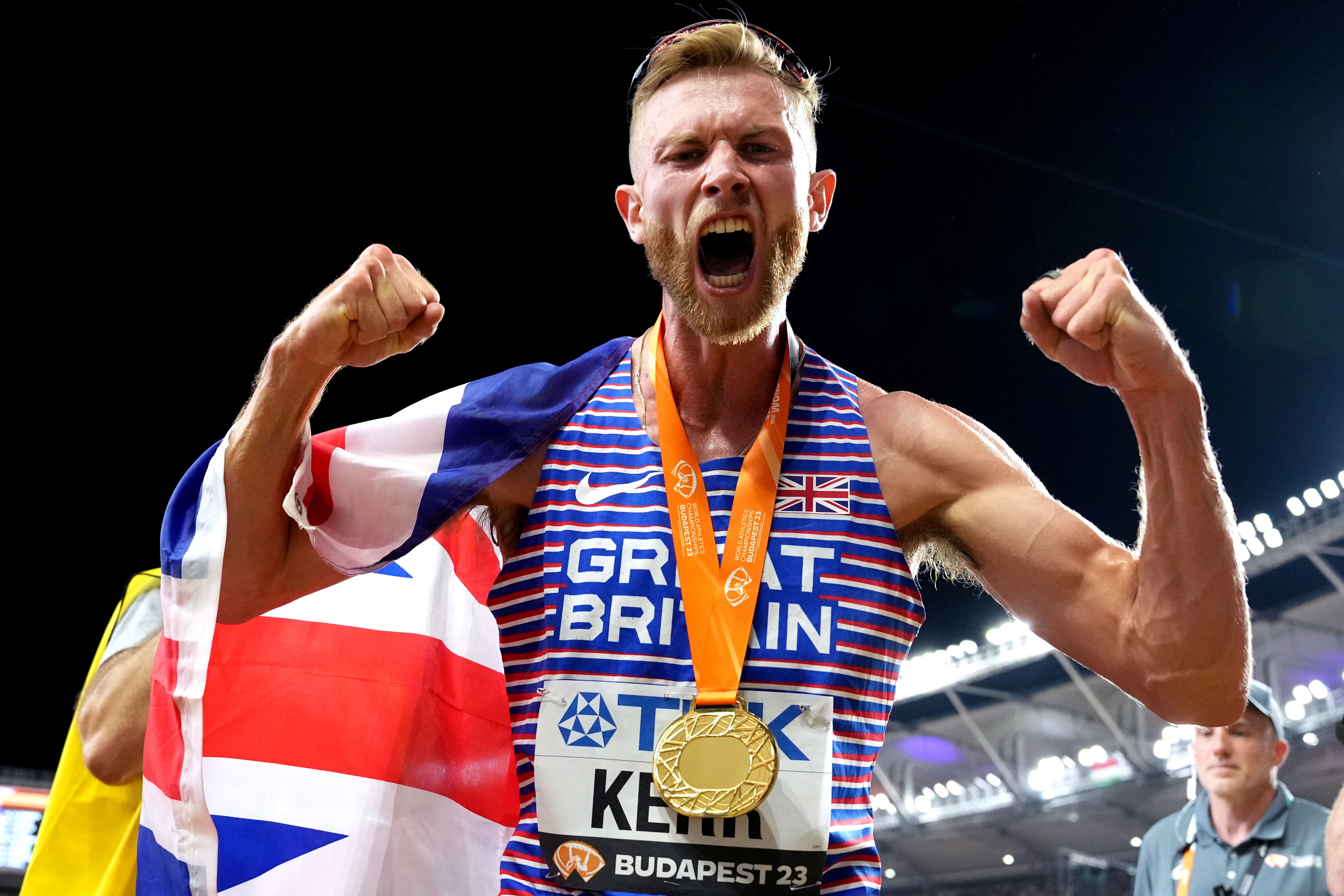 World 1,500 metres champion Kerr is targeting gold in Paris (Martin Rickett/PA)