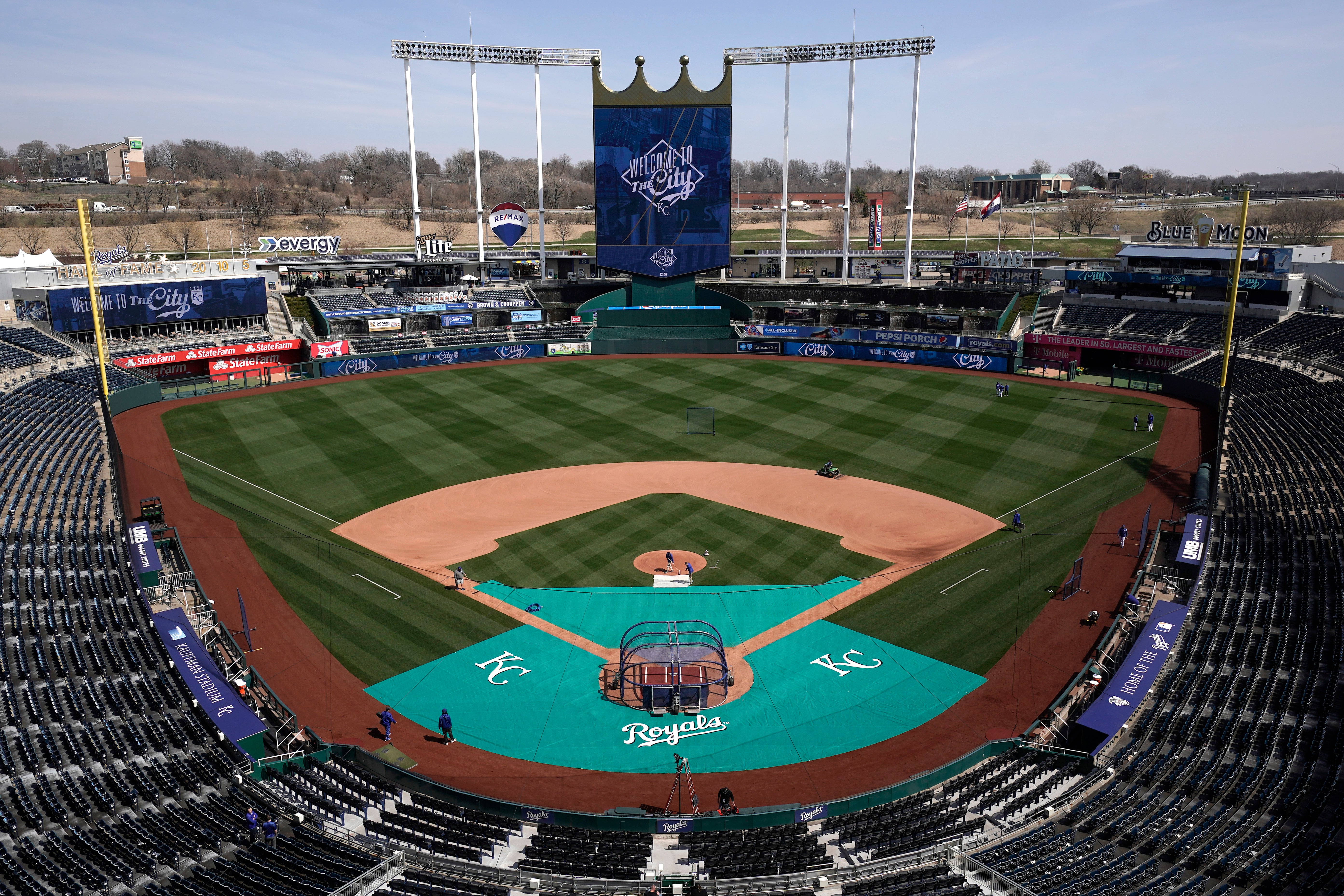 Royals Stadium Baseball