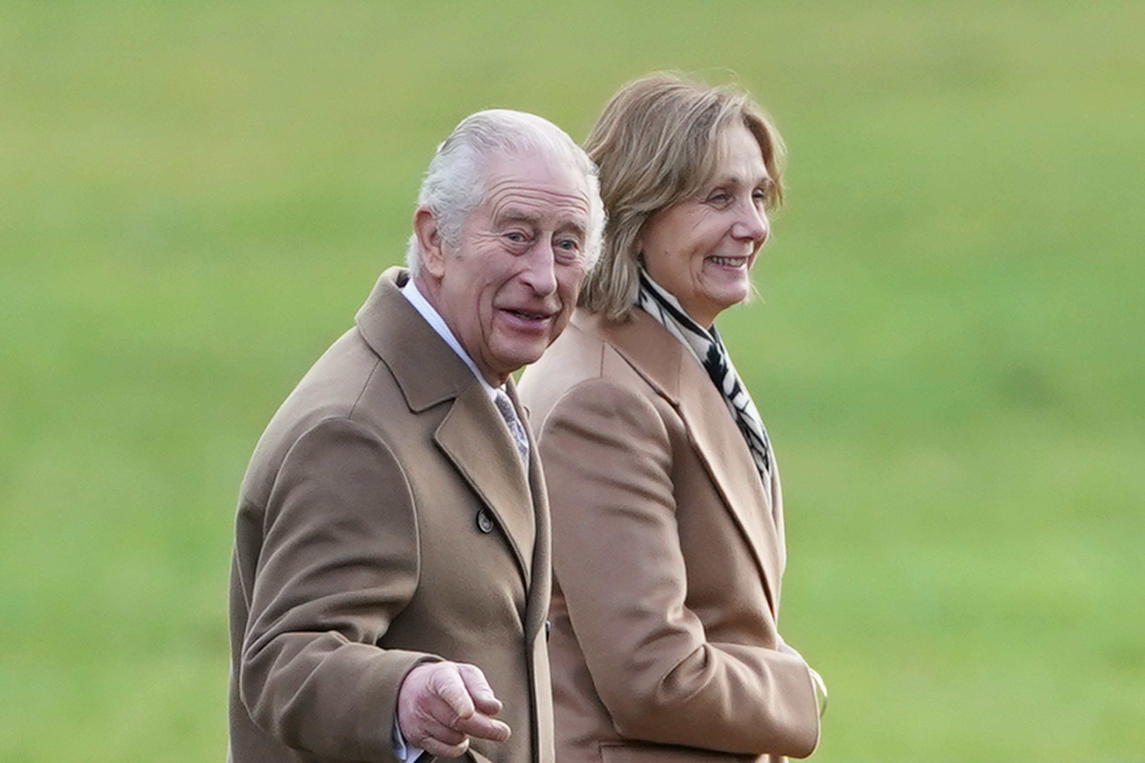 Buckingham Palace said on Wednesday that Charles’s condition was benign (Joe Giddens/PA)