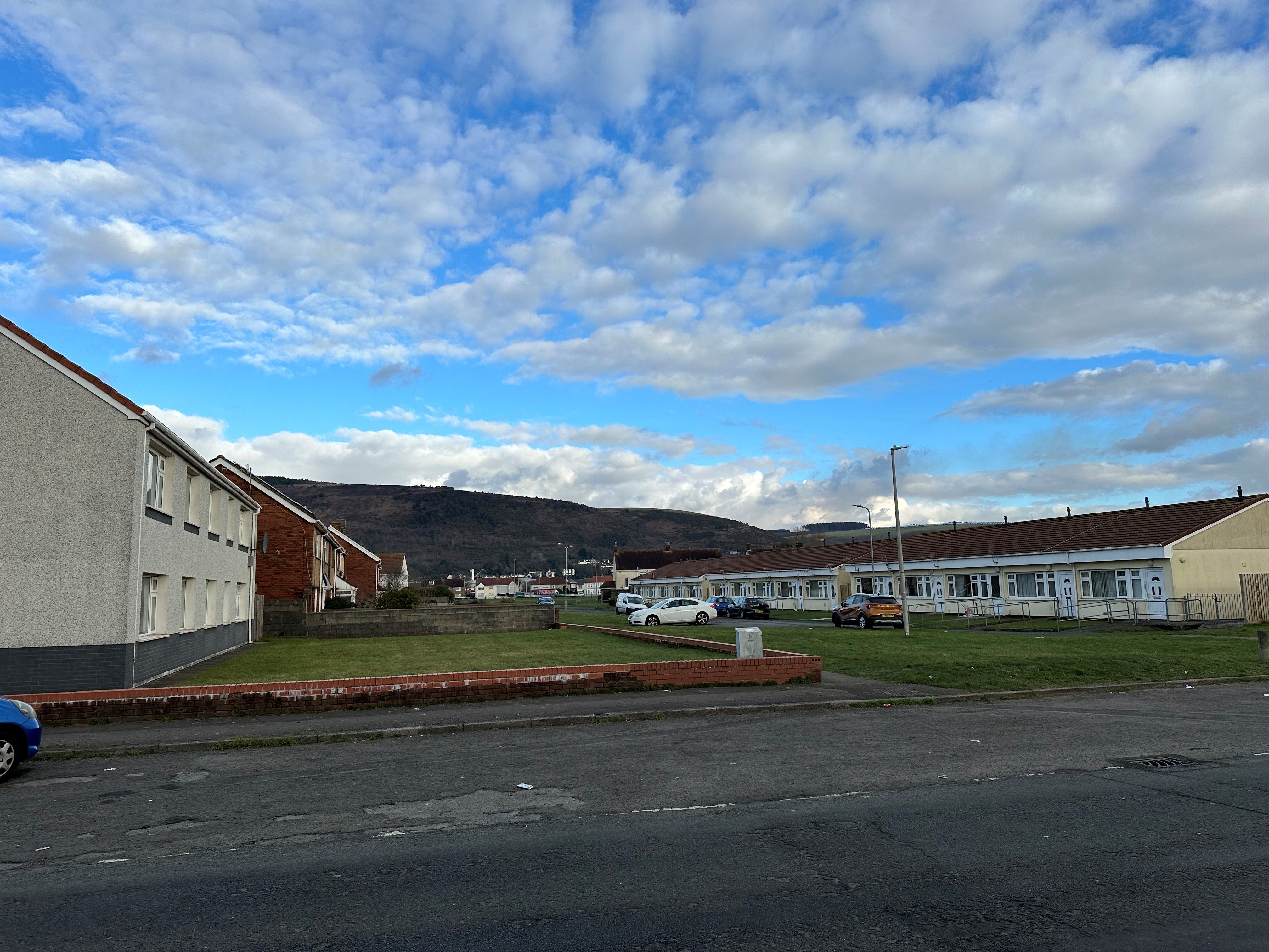 The Sandfields estate in Port Talbot was built from 1947 for workers at the steelworks plant